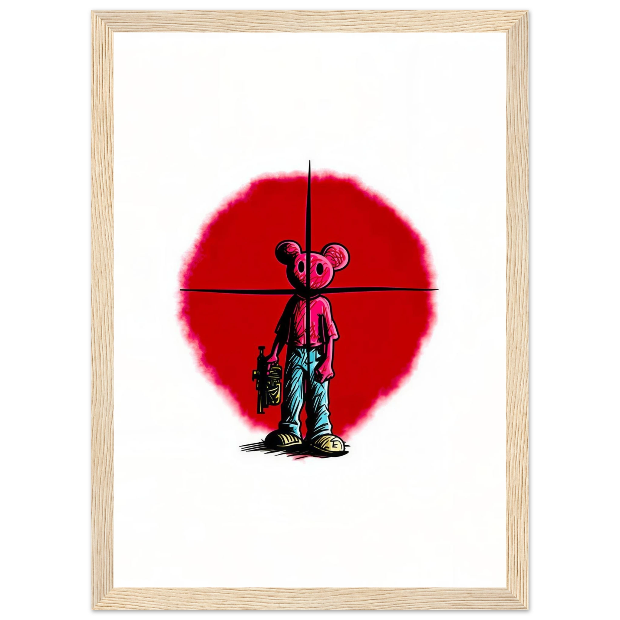 Rizen Never Miss - Premium Framed Wall Art