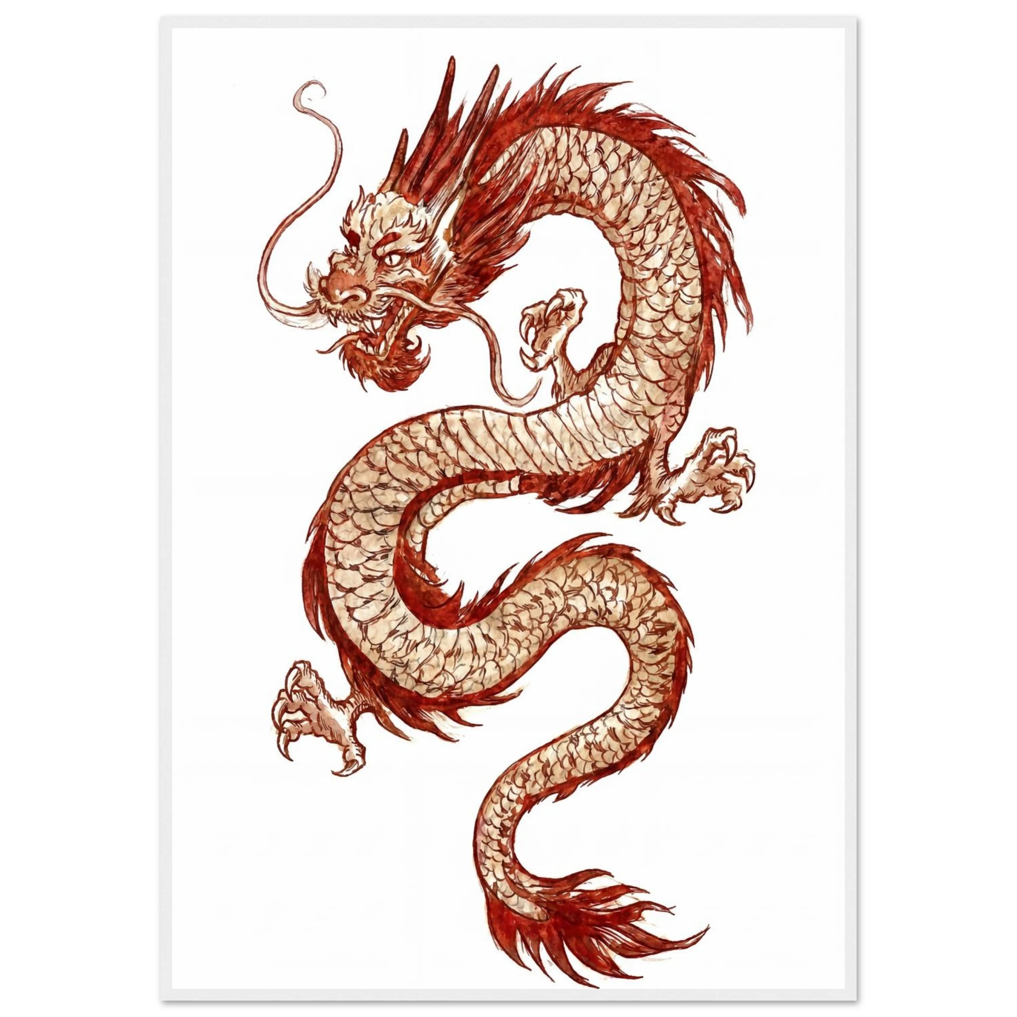 Rizen The Last Dragon - Premium Framed Wall Art