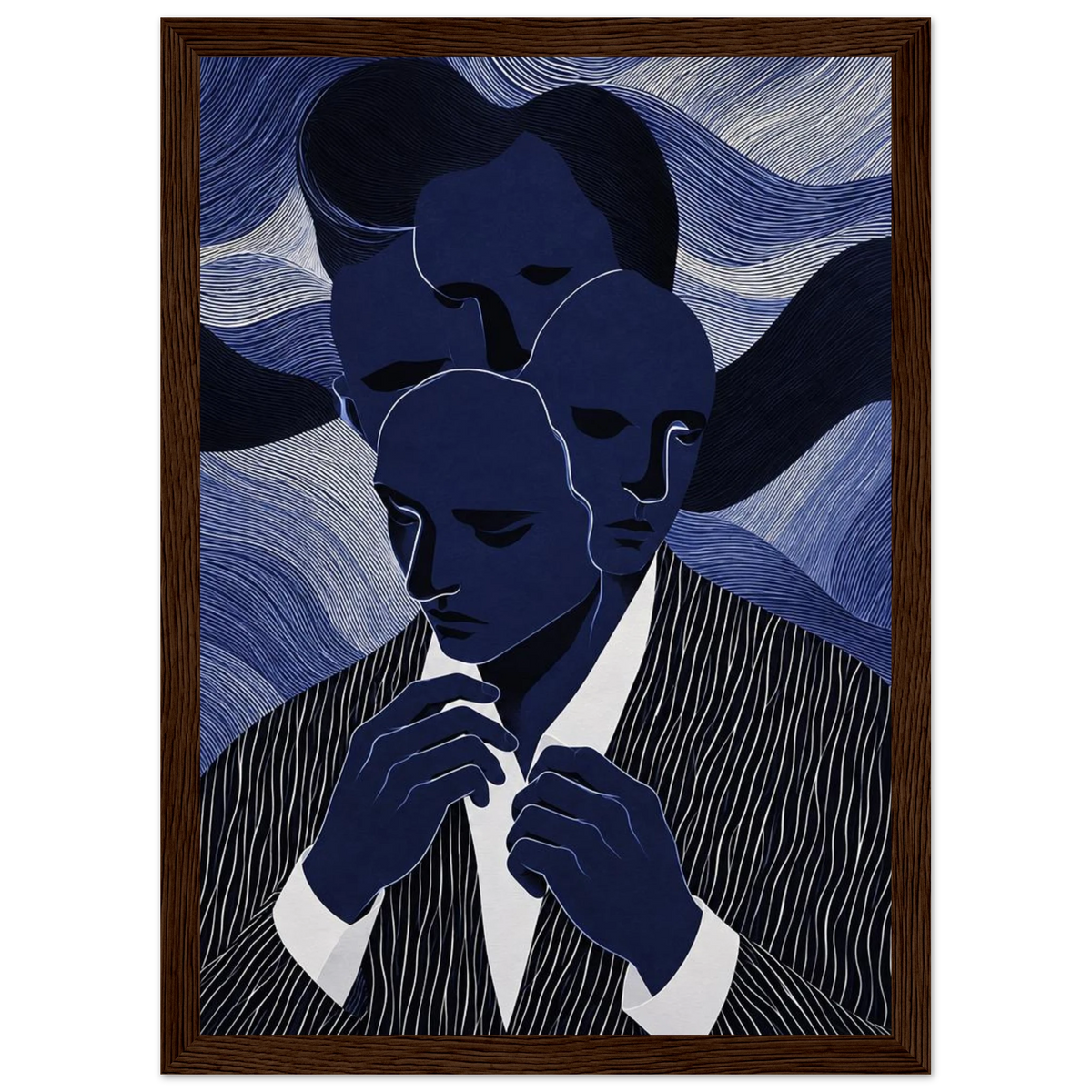 Rizen Indecisive Identity - Premium Framed Wall Art