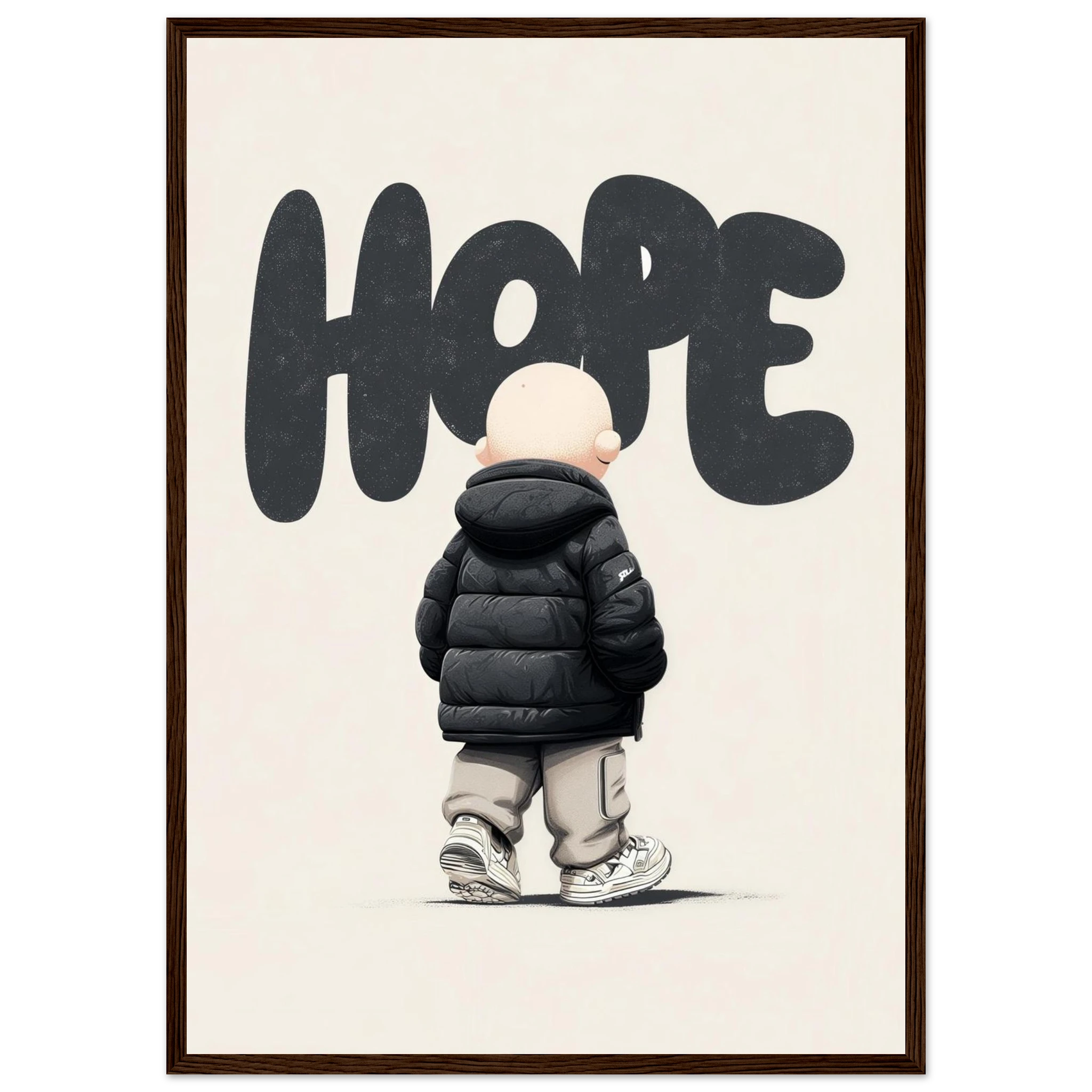 Rizen HOPE - Premium Framed Wall Art