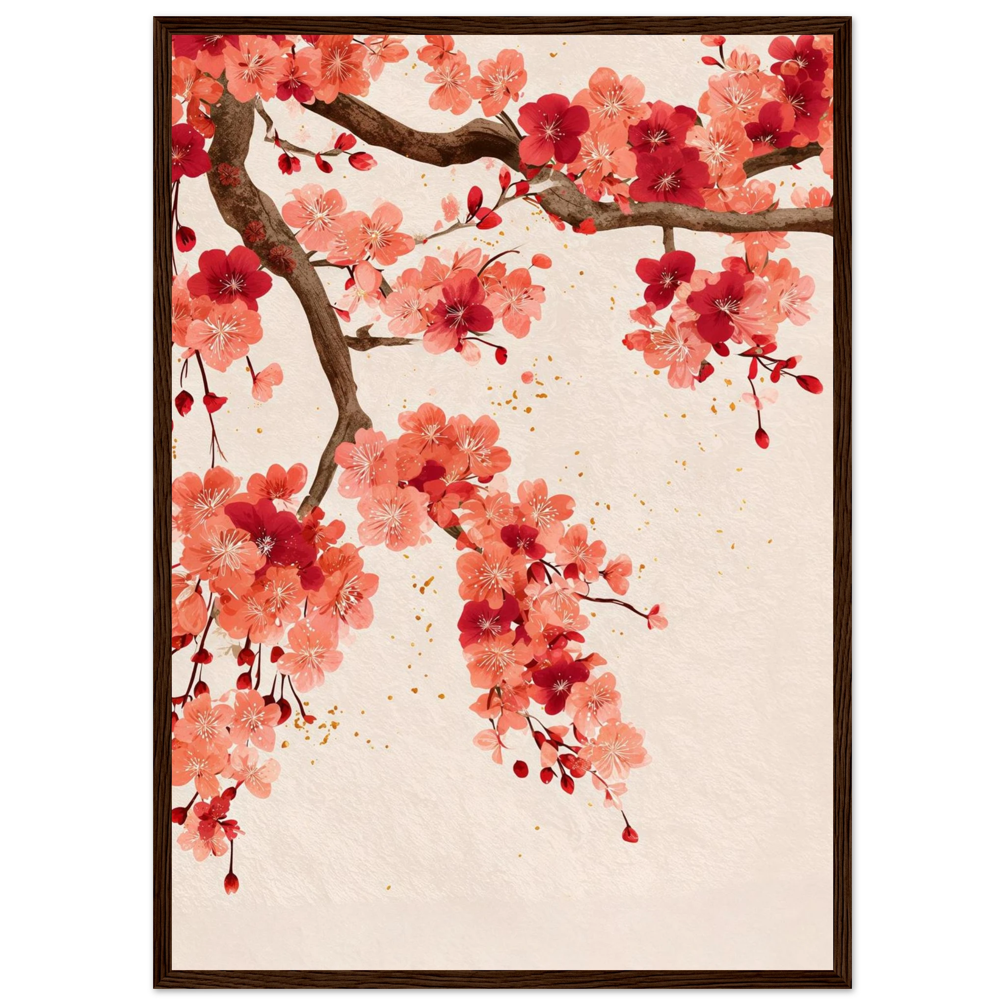 Rizen Ember Tree - Premium Framed Wall Art