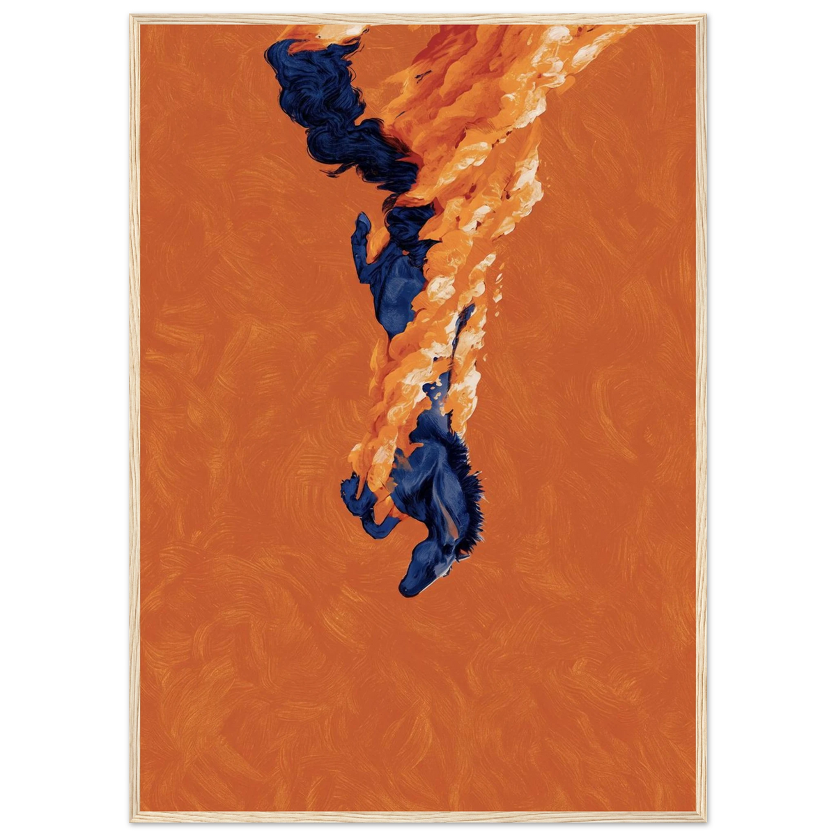 Rizen Inferno Trojan - Premium Framed Wall Art