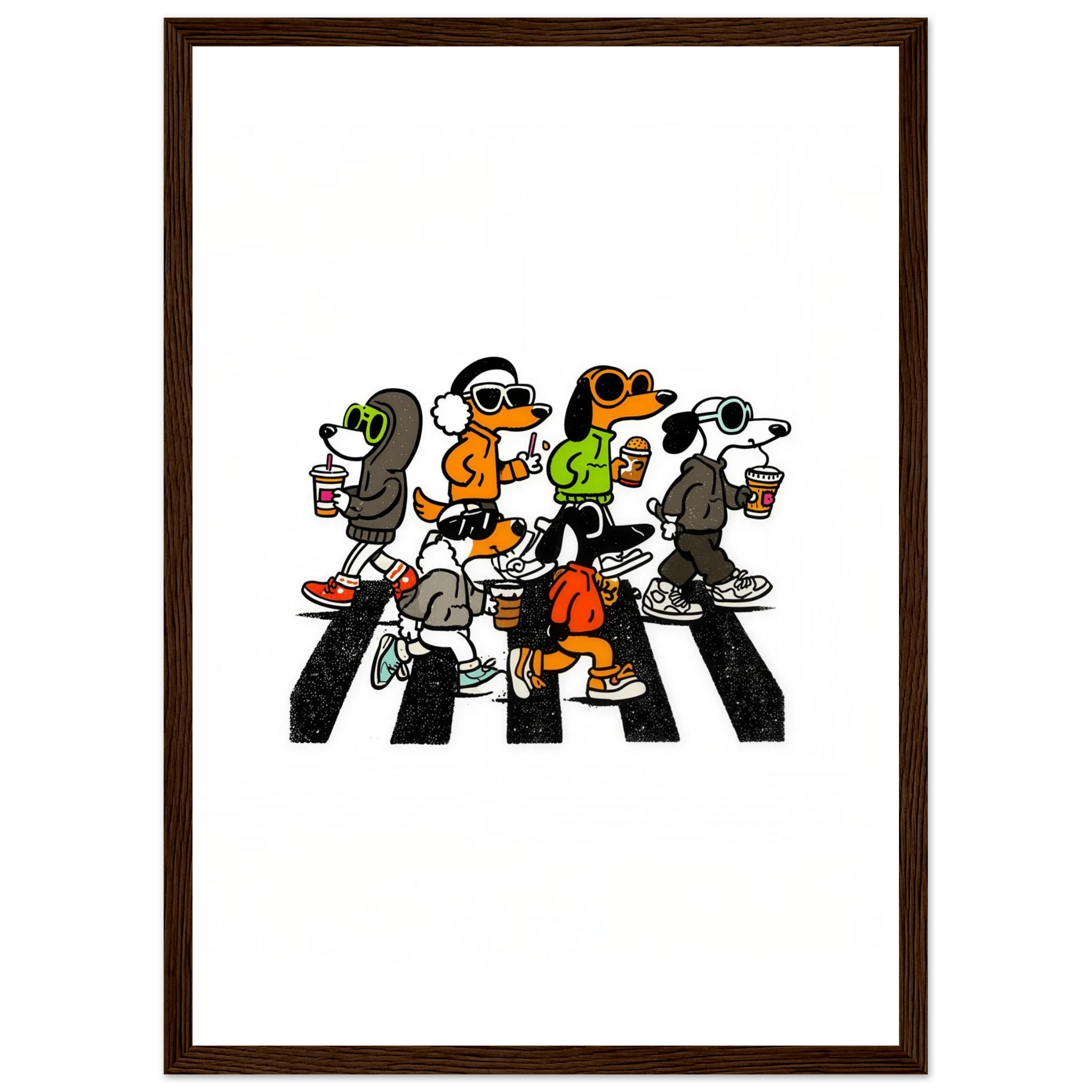 Rizen Take A Walk - Premium Framed Wall Art