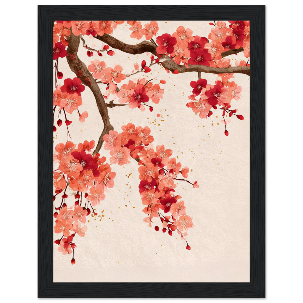 Rizen Ember Tree - Premium Framed Wall Art