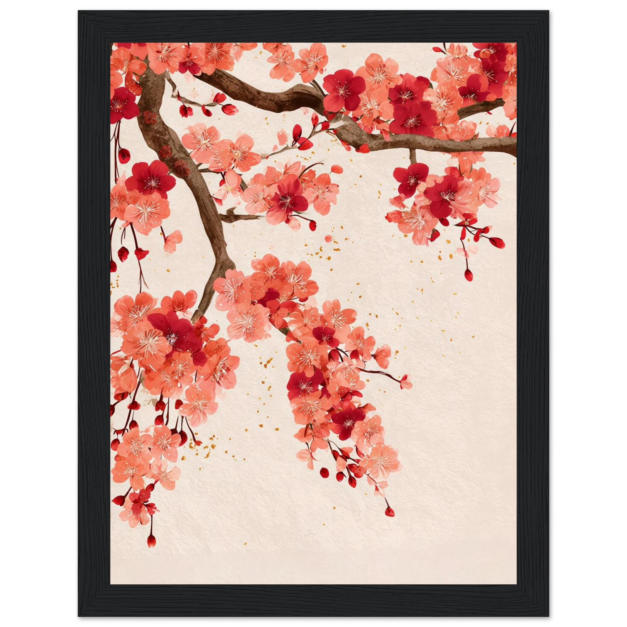 Rizen Ember Tree - Premium Framed Wall Art