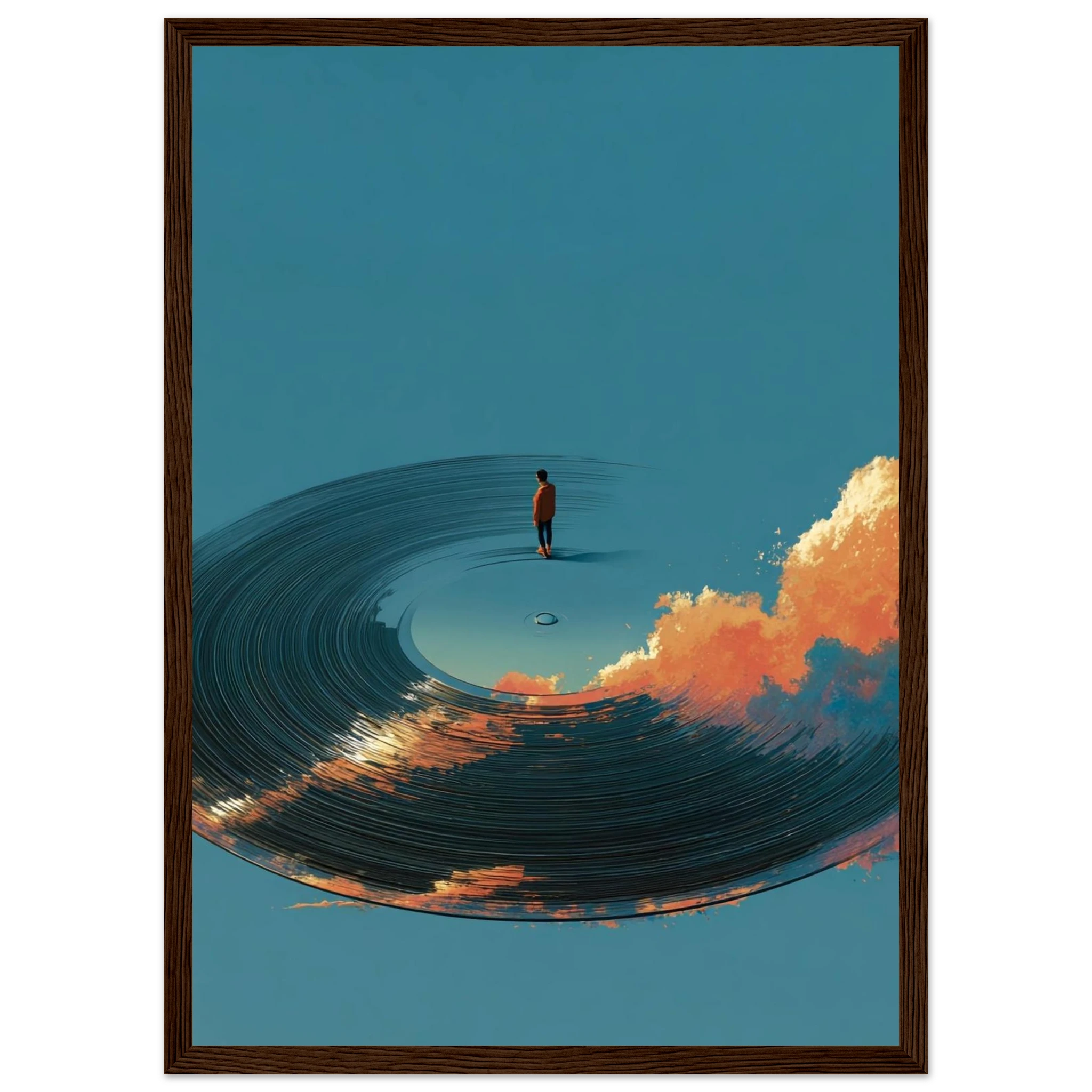 Rizen Vinyl Dream - Premium Framed Wall Art