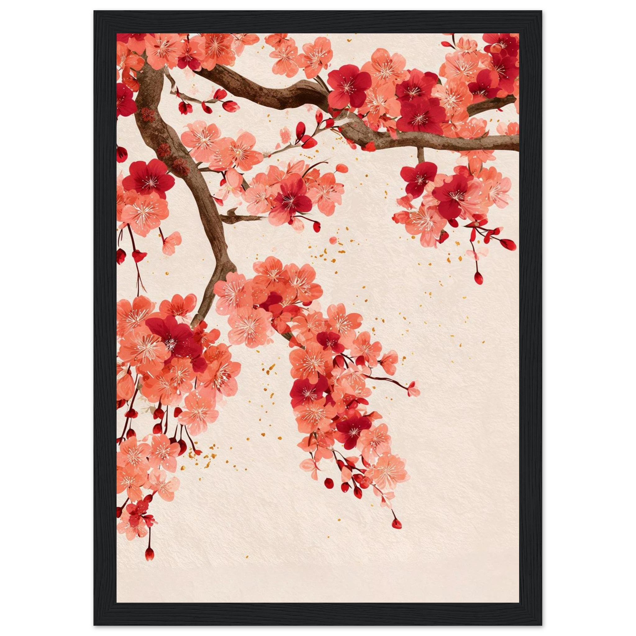 Rizen Ember Tree - Premium Framed Wall Art