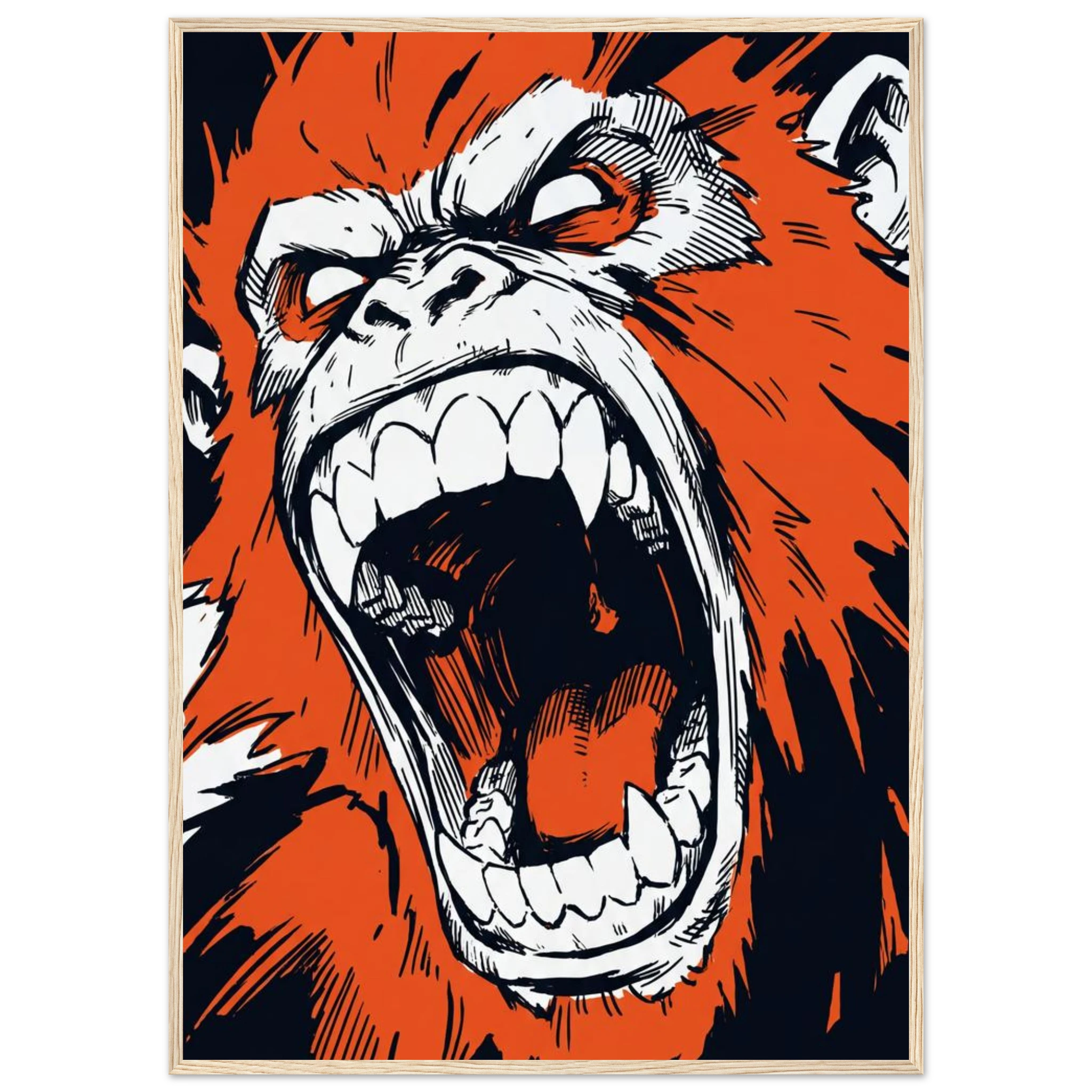 Rizen Rage - Premium Framed Wall Art