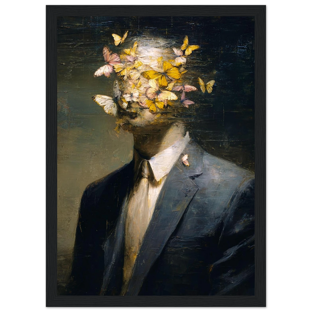 Rizen Wrapped Mind - Premium Framed Wall Art