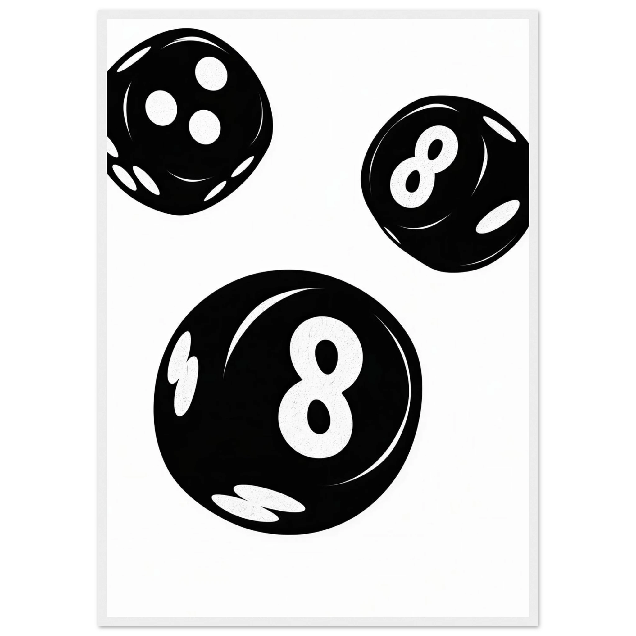Rizen 8 Chances - Premium Framed Wall Art