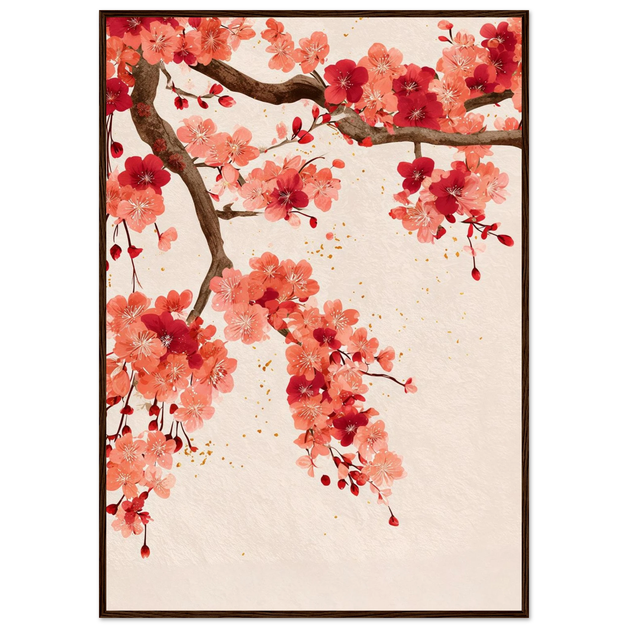 Rizen Ember Tree - Premium Framed Wall Art
