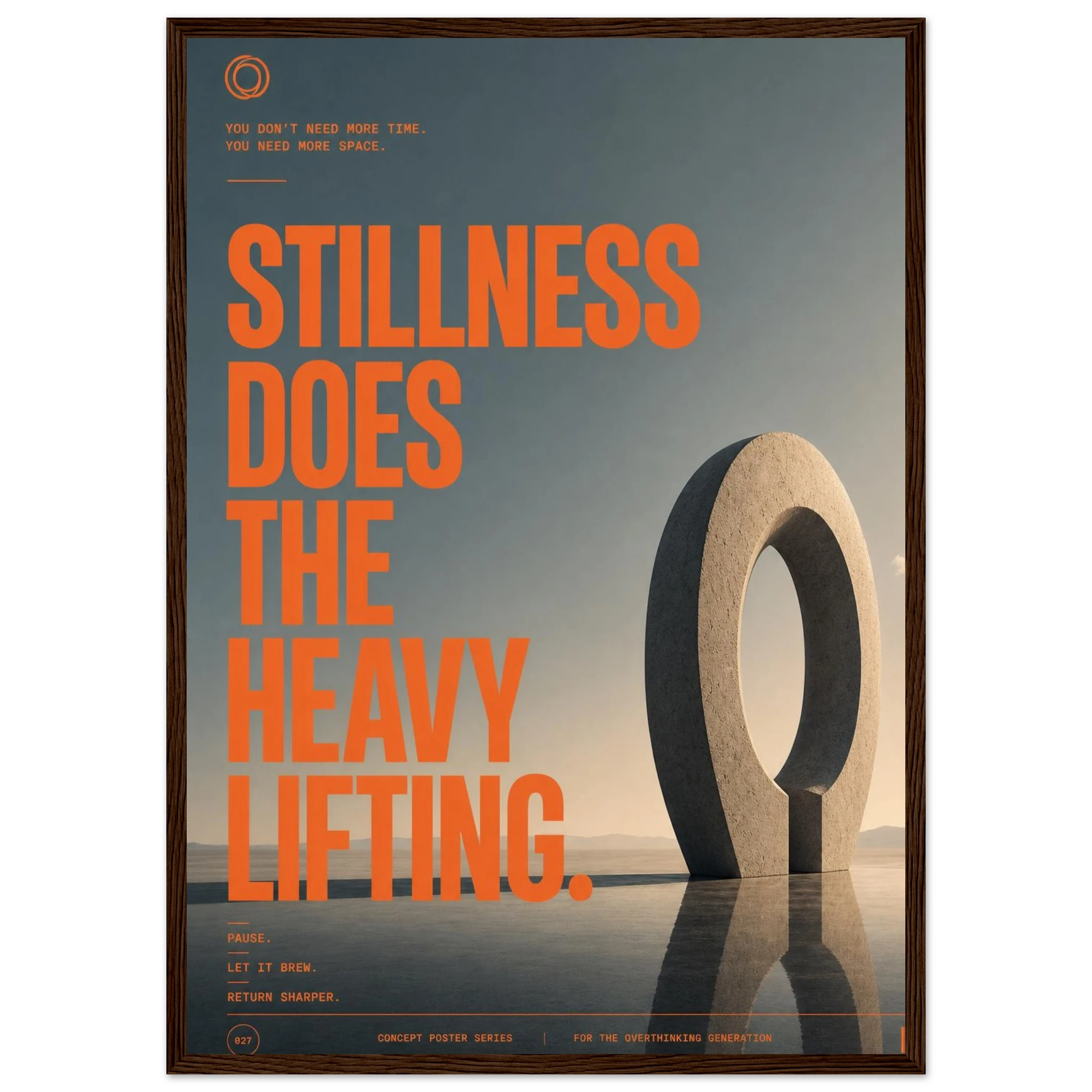 Rizen Stillness - Premium Framed Wall Art