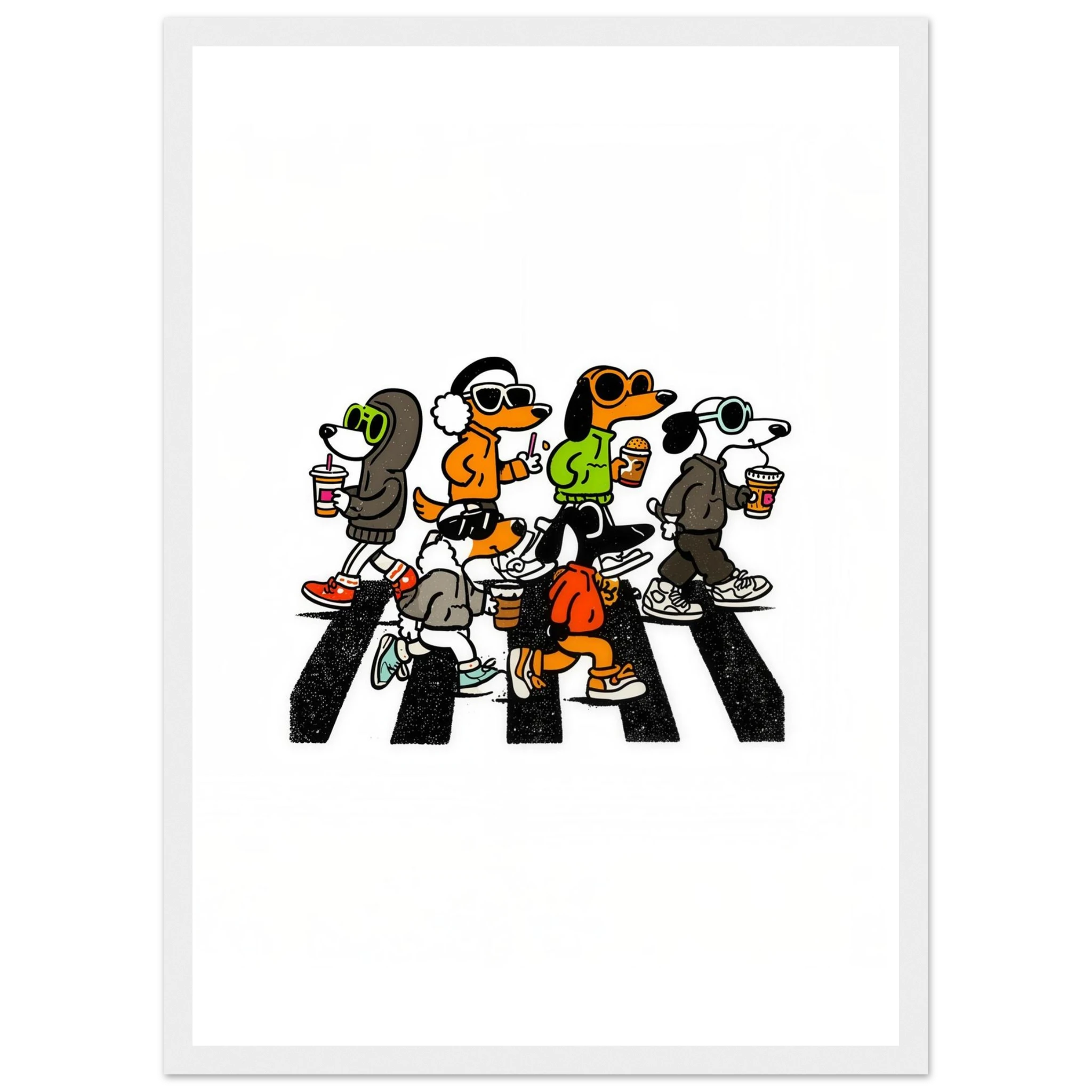 Rizen Take A Walk - Premium Framed Wall Art