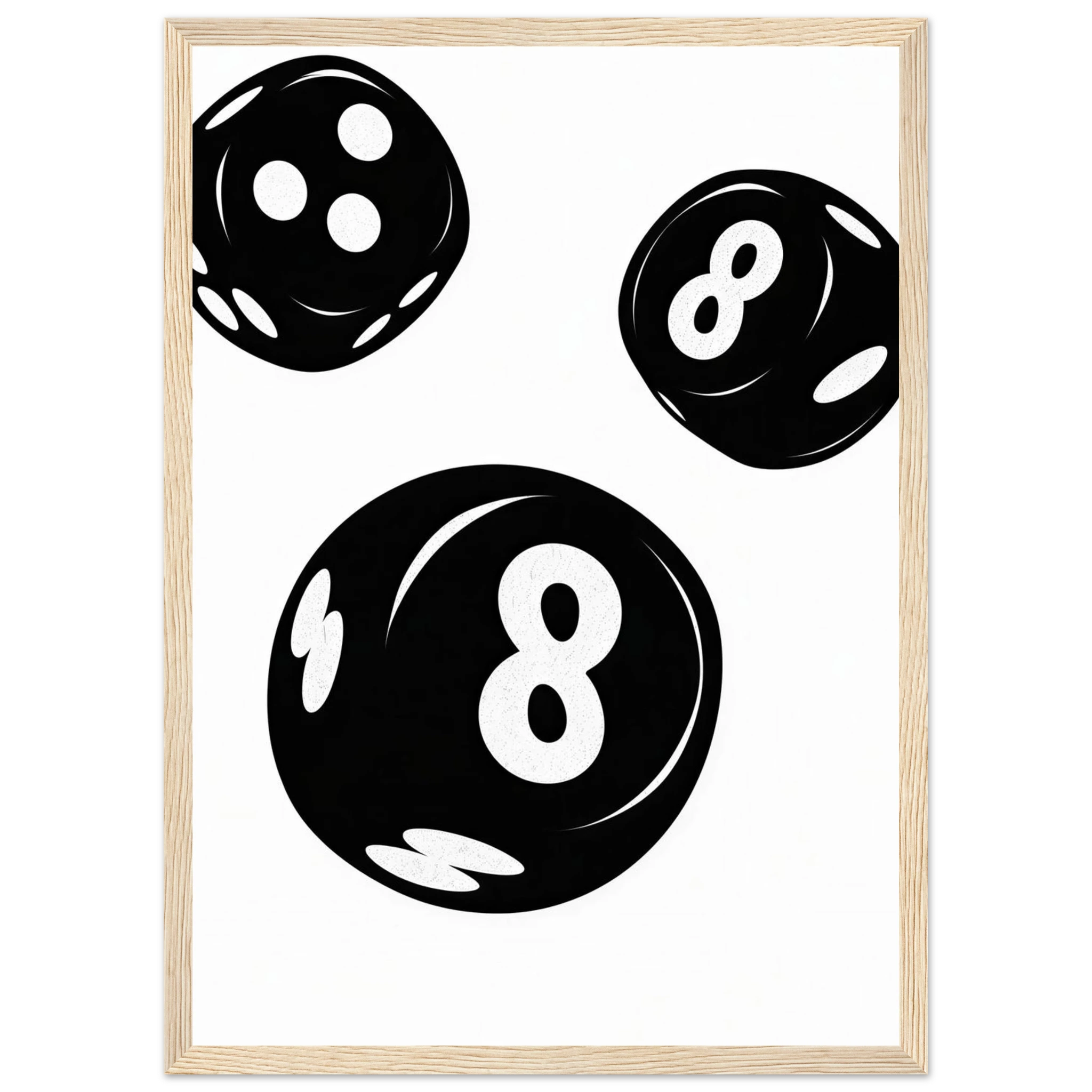 Rizen 8 Chances - Premium Framed Wall Art