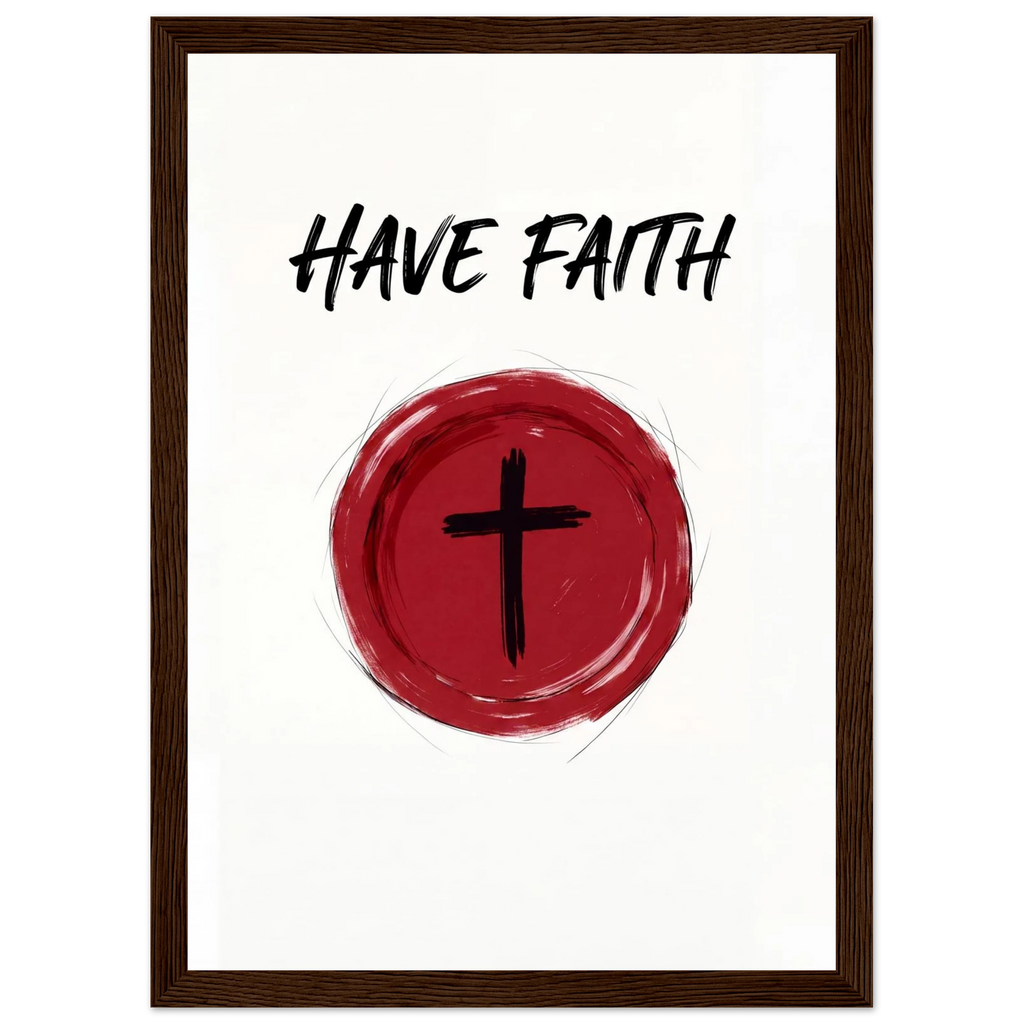 Rizen Have Faith - Premium Framed Wall Art