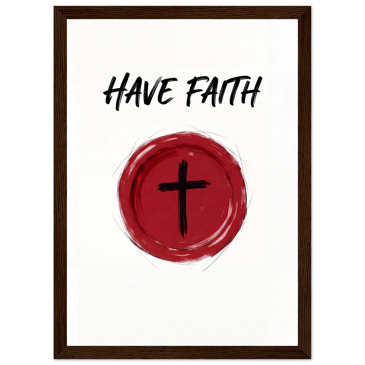 Rizen Have Faith - Premium Framed Wall Art