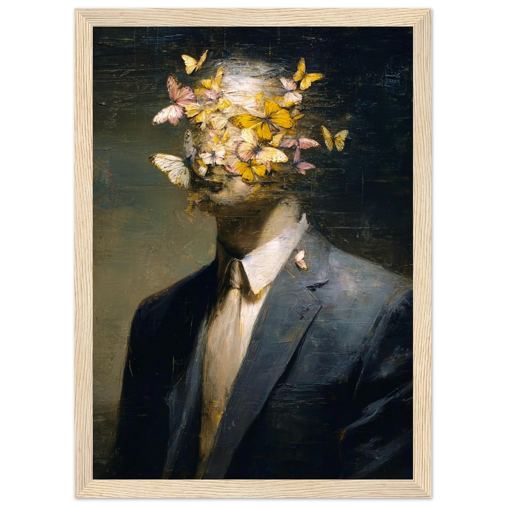 Rizen Wrapped Mind - Premium Framed Wall Art