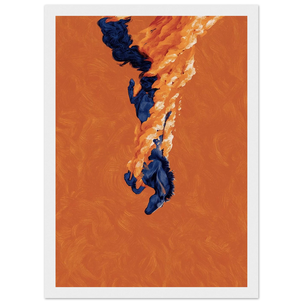 Rizen Inferno Trojan - Premium Framed Wall Art