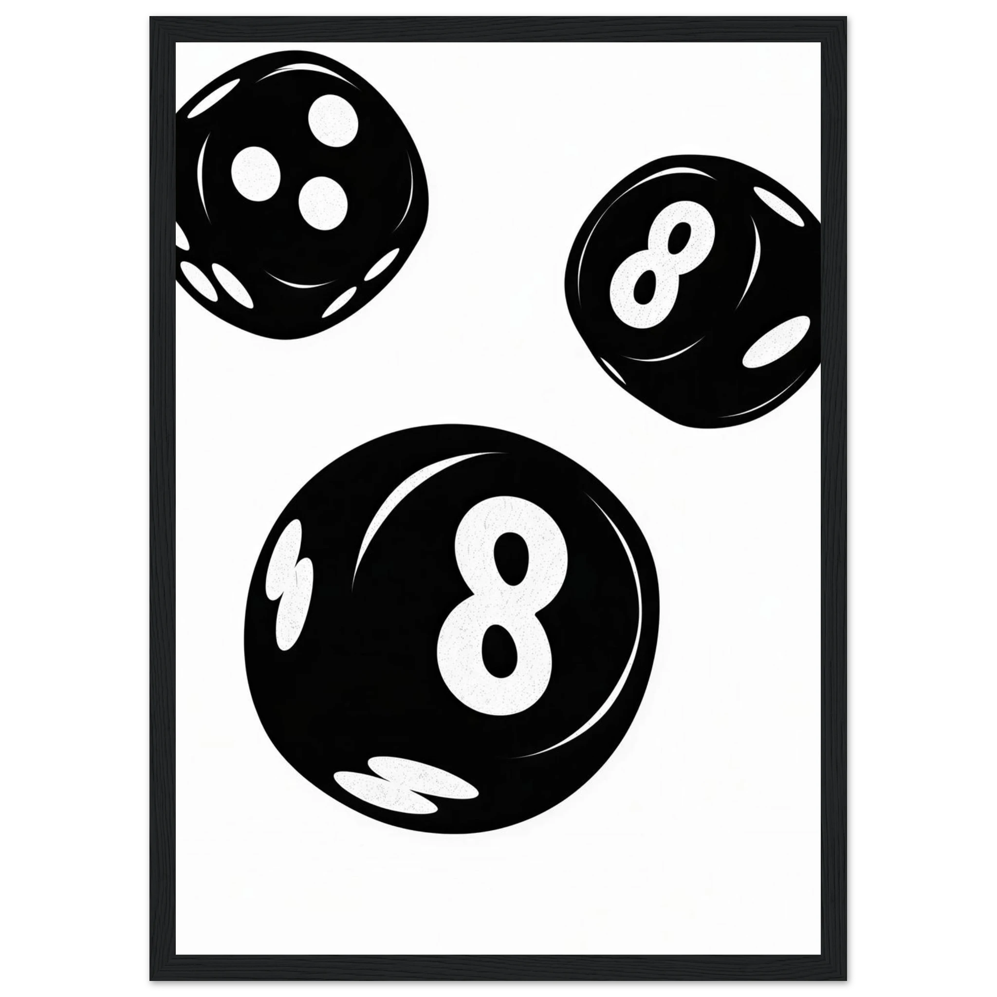 Rizen 8 Chances - Premium Framed Wall Art