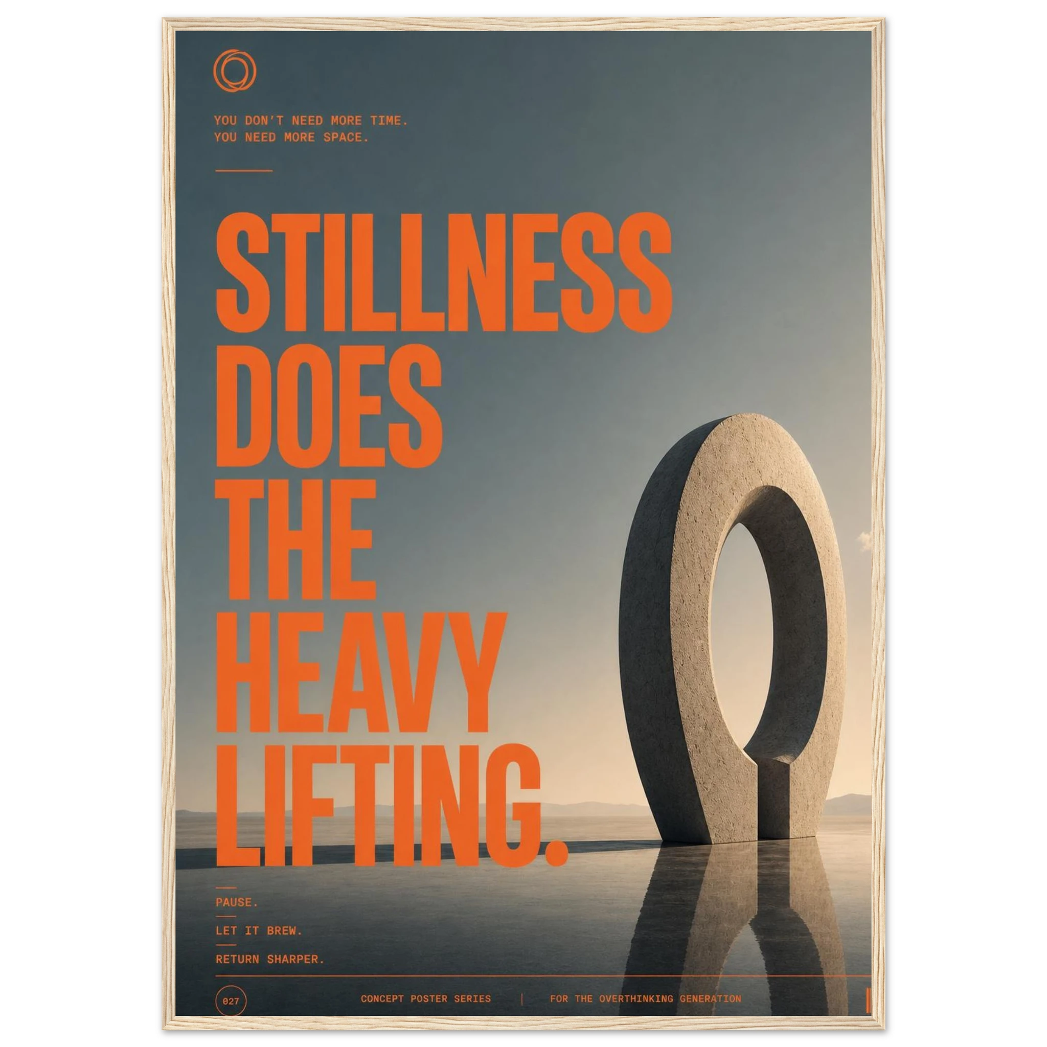 Rizen Stillness - Premium Framed Wall Art