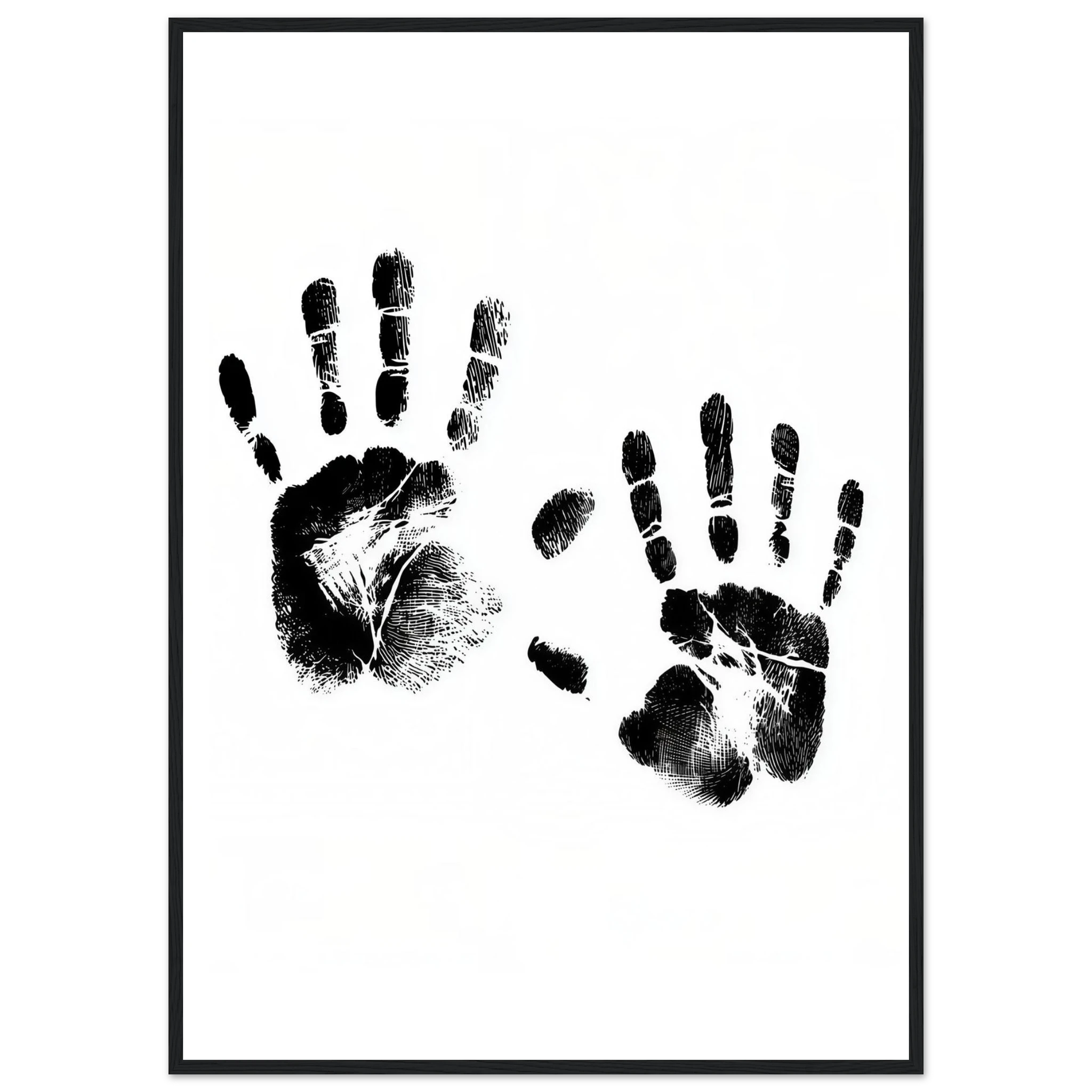 Rizen Memory of Hands - Premium Framed Wall Art