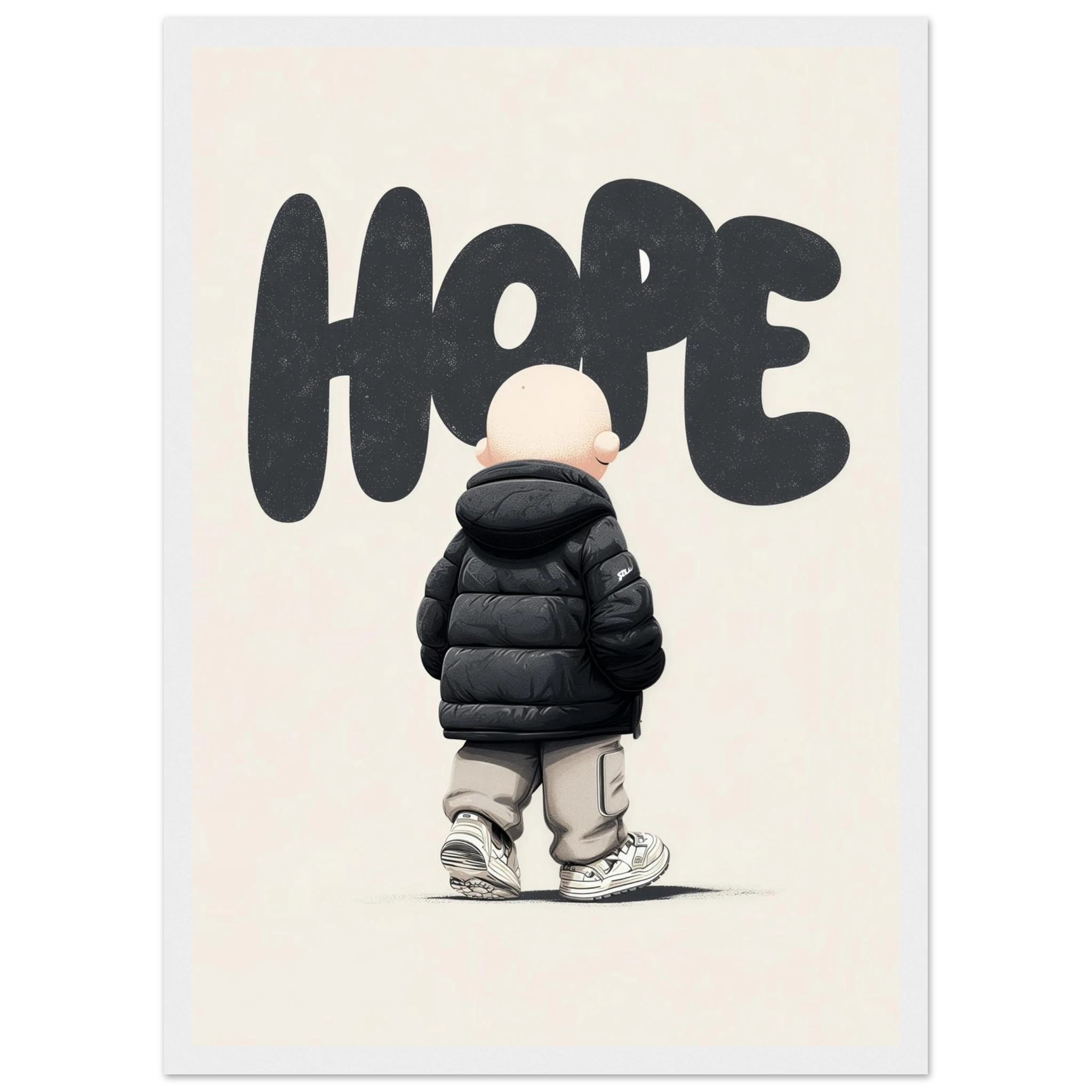 Rizen HOPE - Premium Framed Wall Art