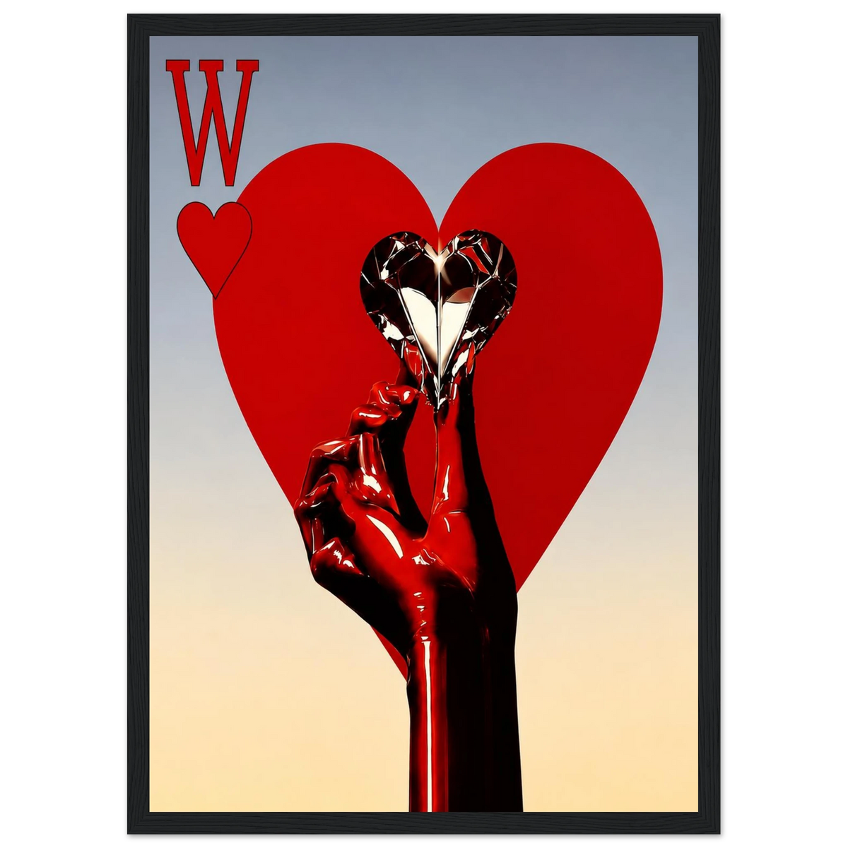 Rizen Worth The Love - Premium Framed Wall Art