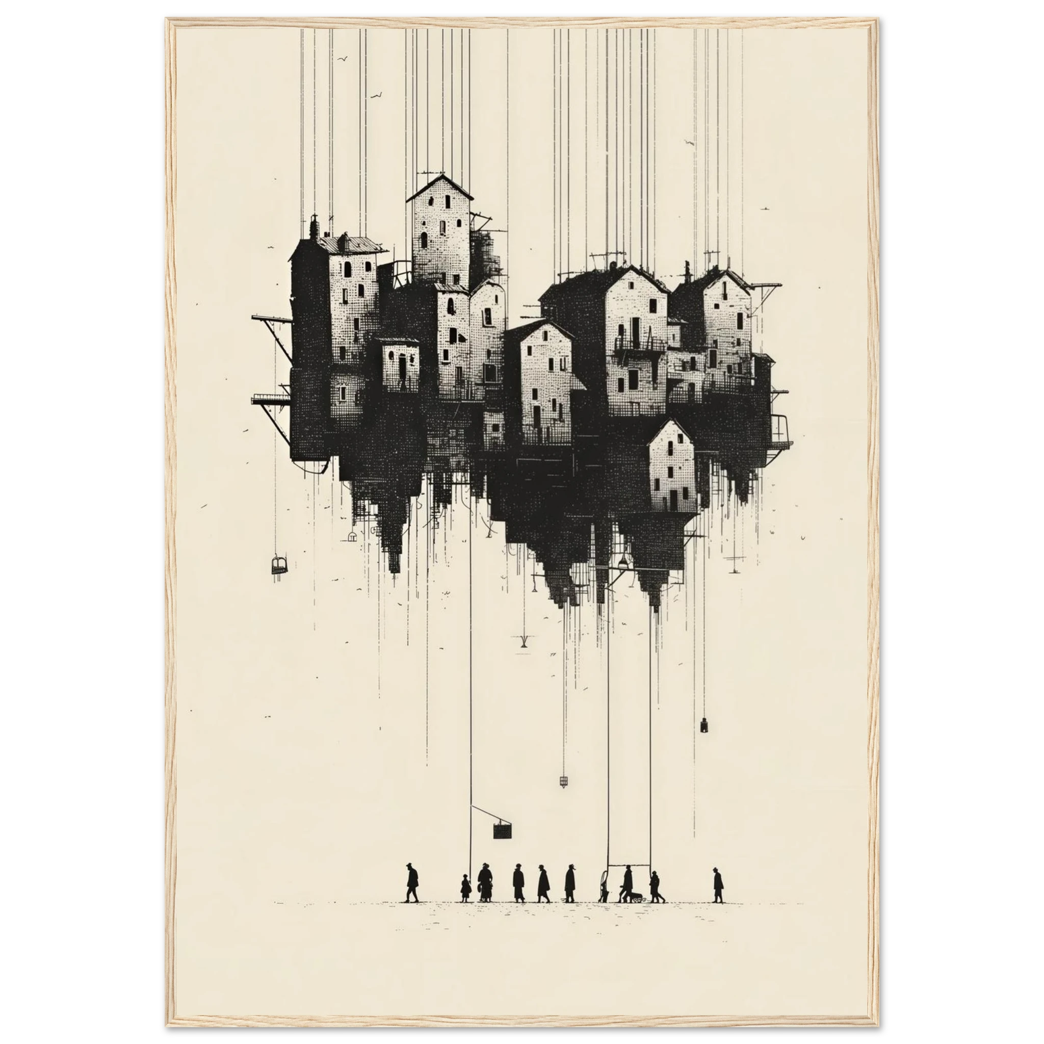 Rizen Threadbound - Premium Framed Wall Art