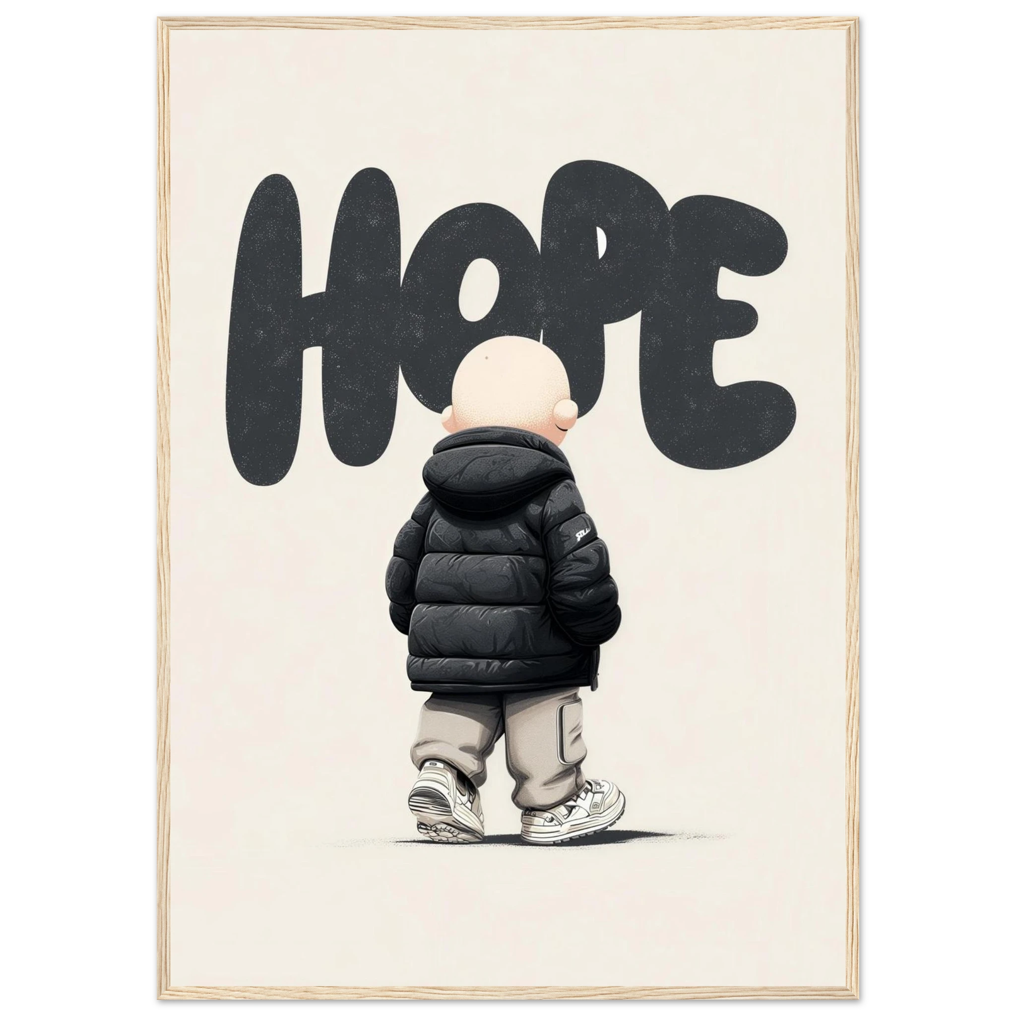 Rizen HOPE - Premium Framed Wall Art