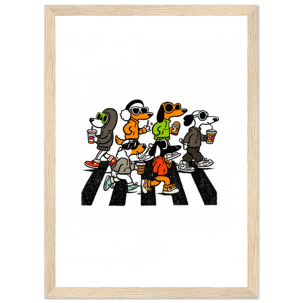 Rizen Take A Walk - Premium Framed Wall Art