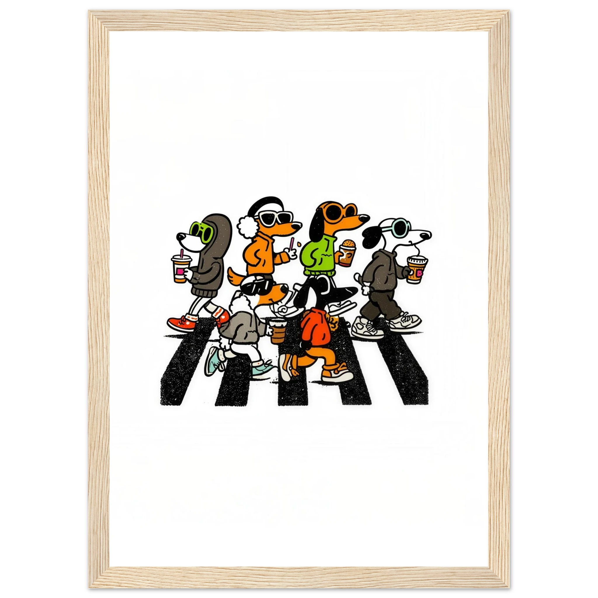 Rizen Take A Walk - Premium Framed Wall Art