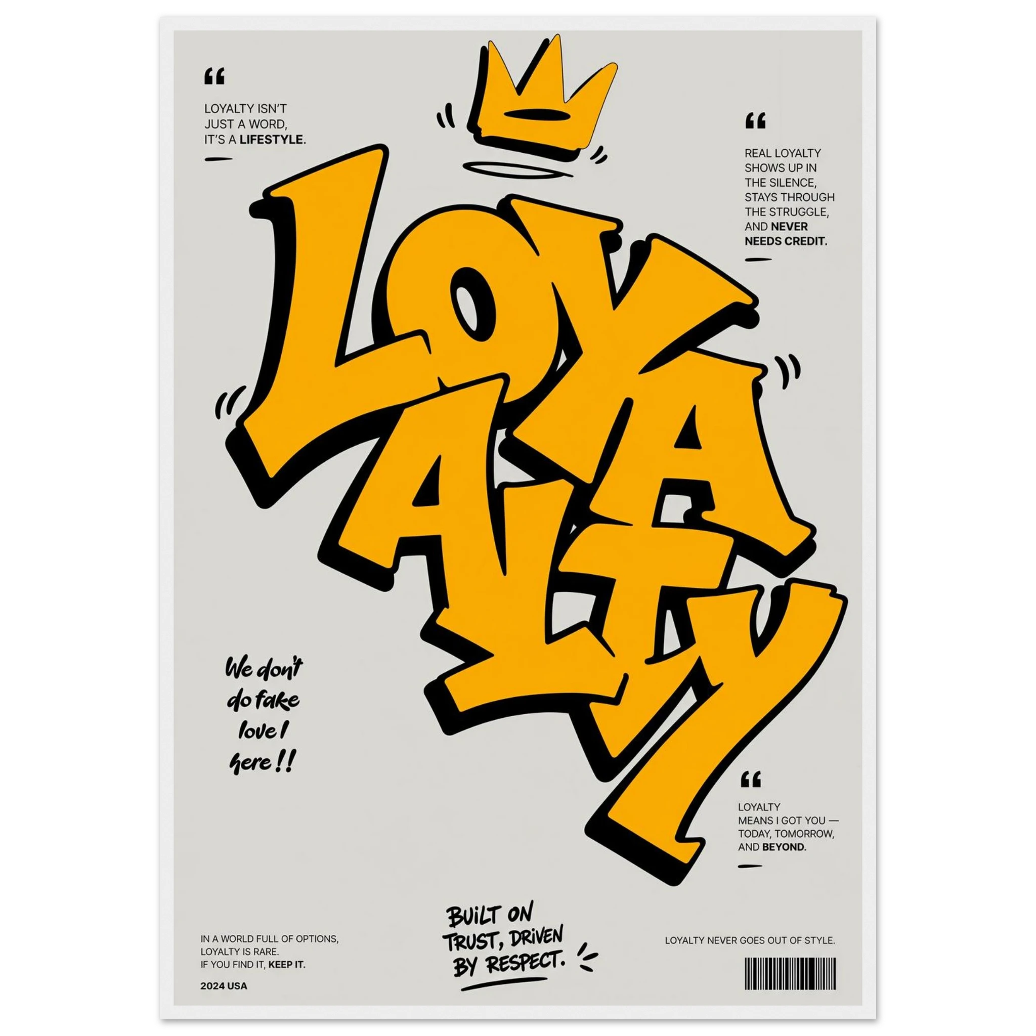 Rizen Loyalty - Premium Framed Wall Art