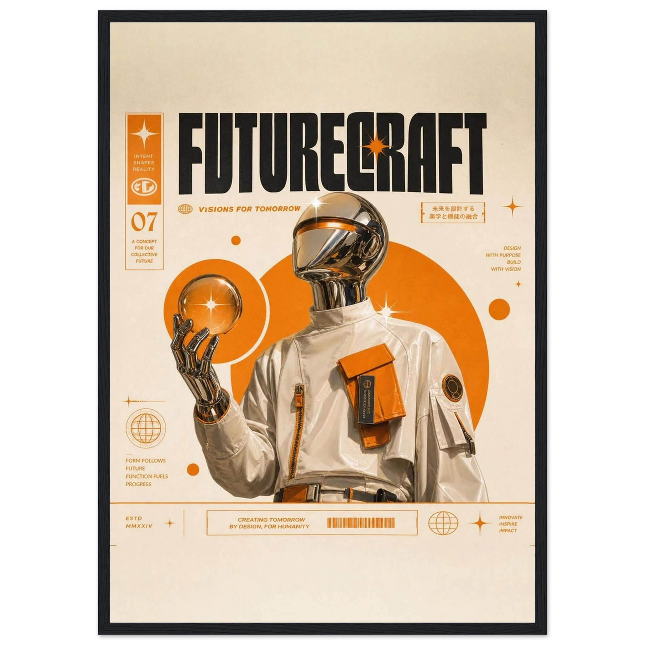 Rizen Future Craft - Premium Framed Wall Art