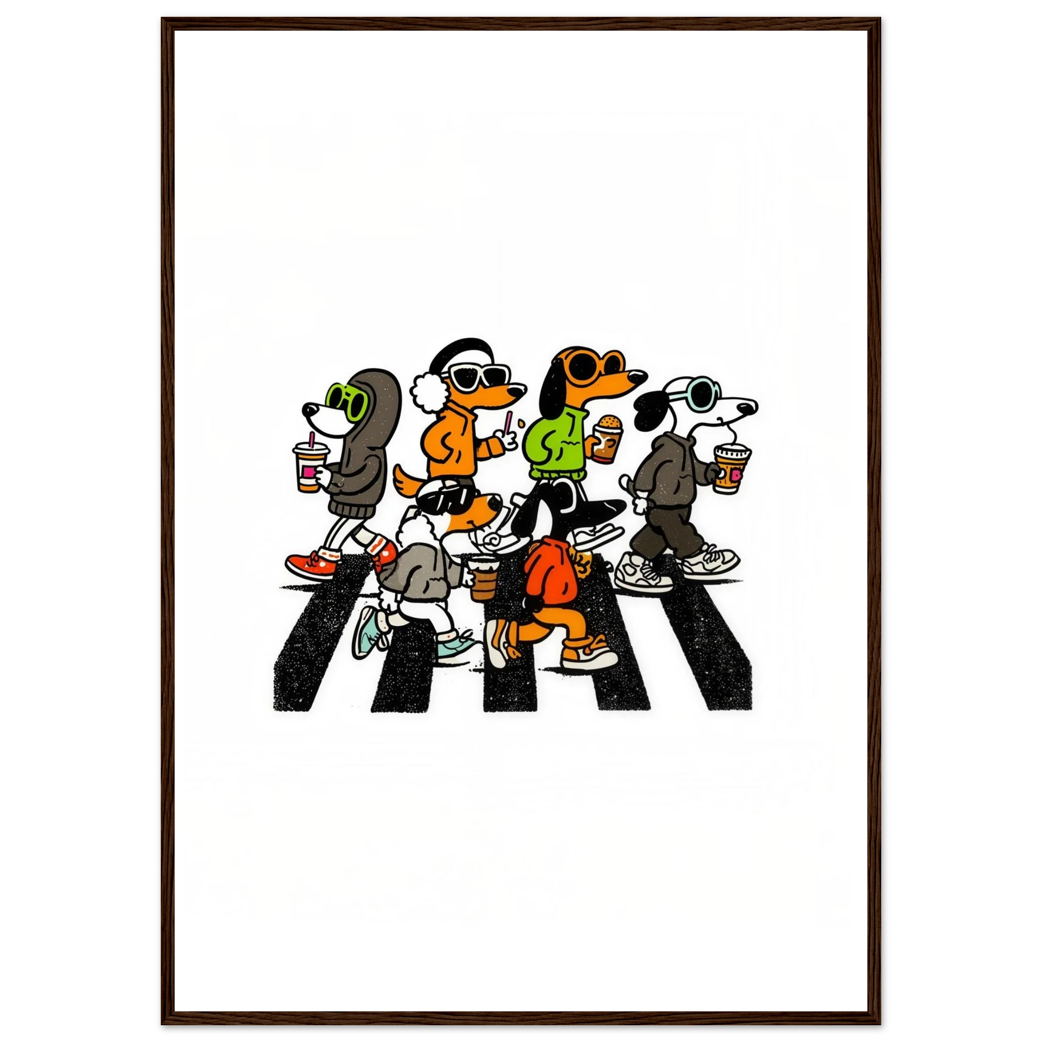 Rizen Take A Walk - Premium Framed Wall Art