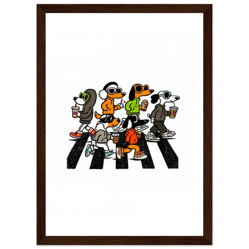 Rizen Take A Walk - Premium Framed Wall Art