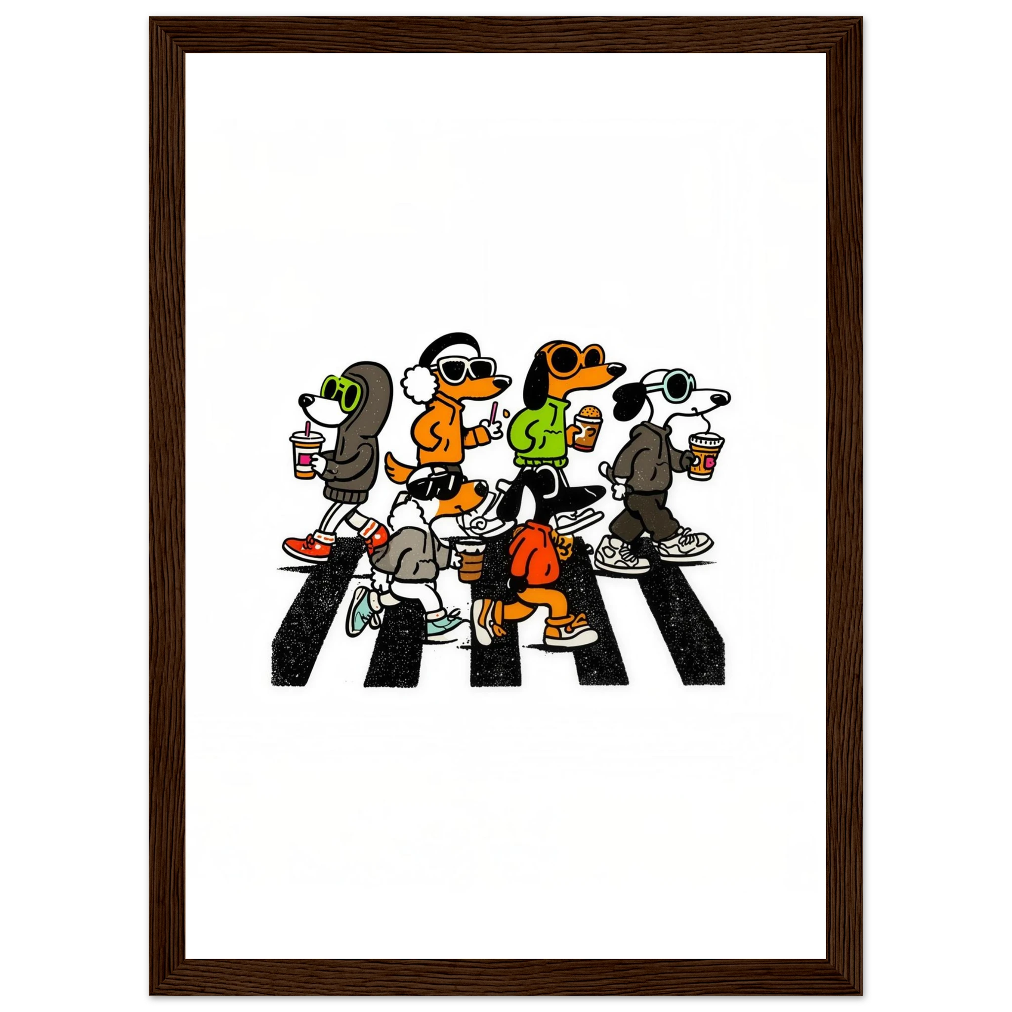 Rizen Take A Walk - Premium Framed Wall Art
