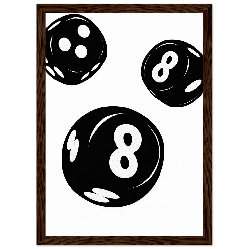 Rizen 8 Chances - Premium Framed Wall Art