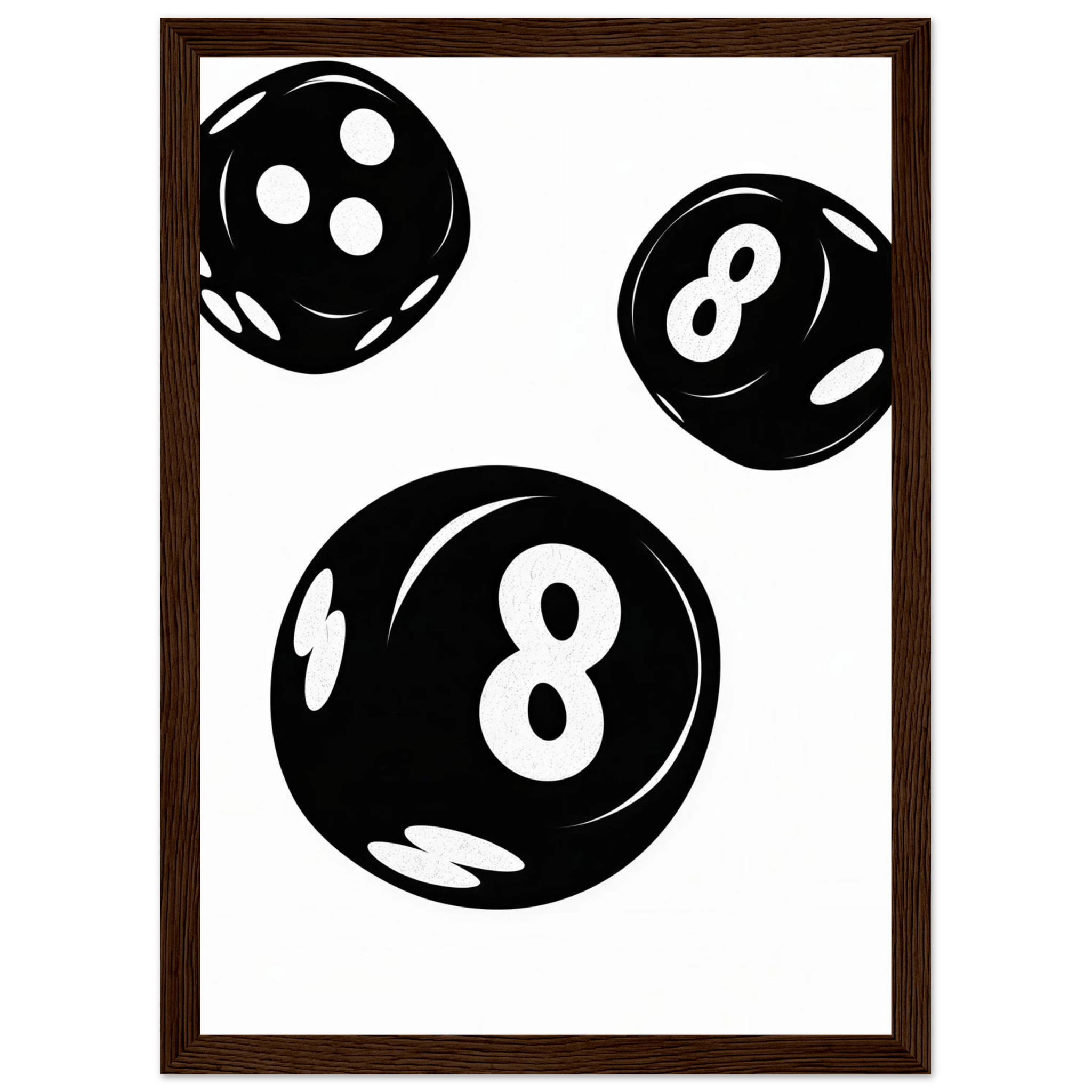 Rizen 8 Chances - Premium Framed Wall Art