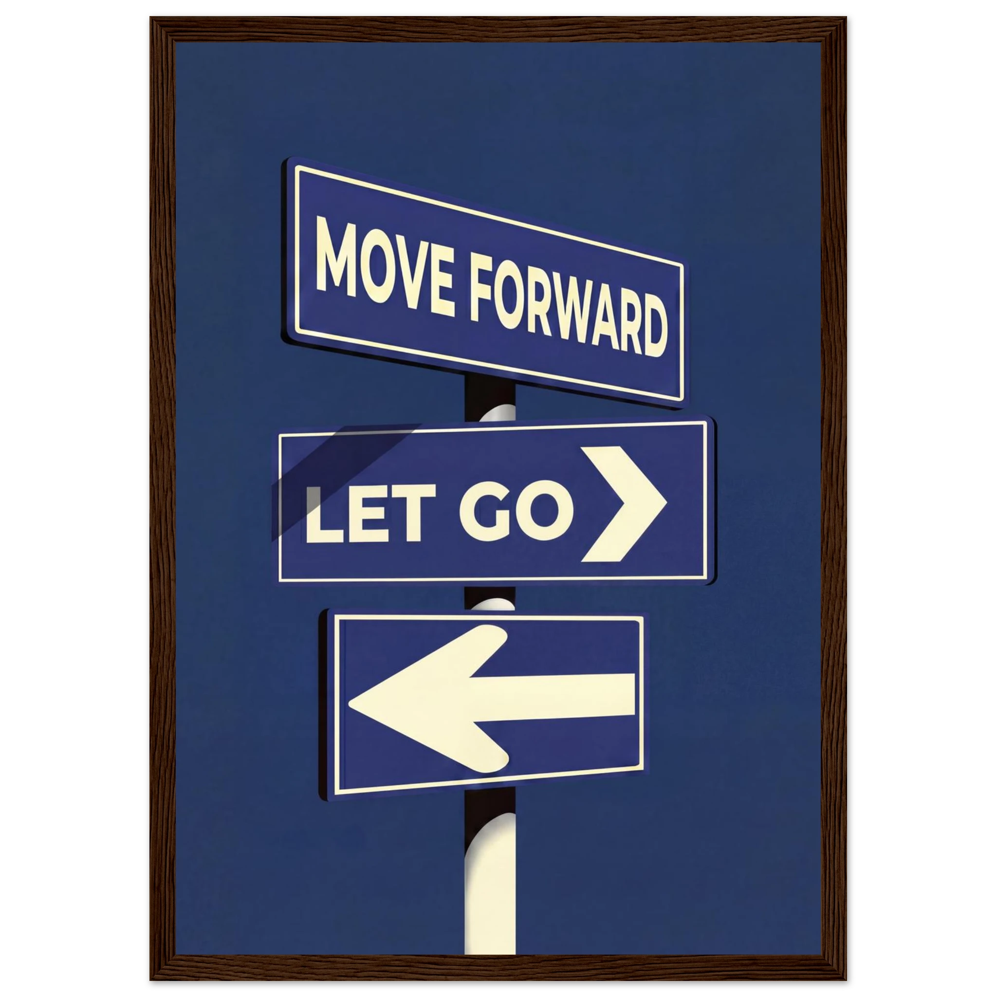 Rizen Move Forward - Premium Framed Wall Art