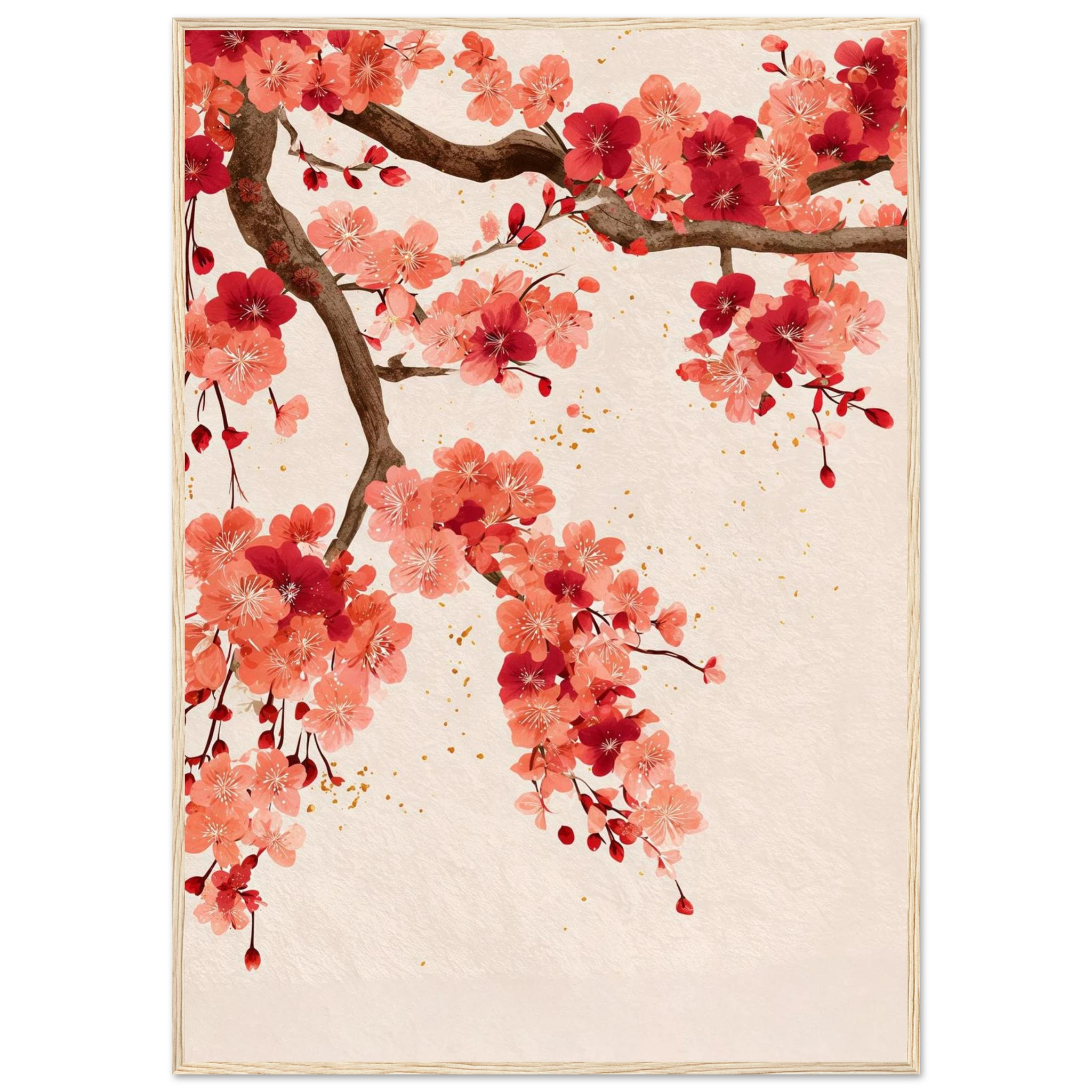 Rizen Ember Tree - Premium Framed Wall Art