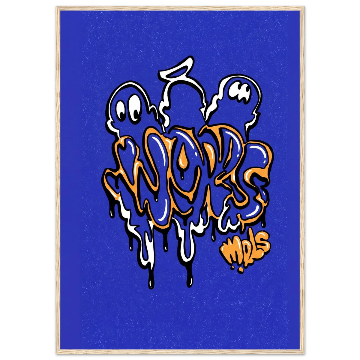 Rizen GHOSTFLO - Premium Framed Wall Art