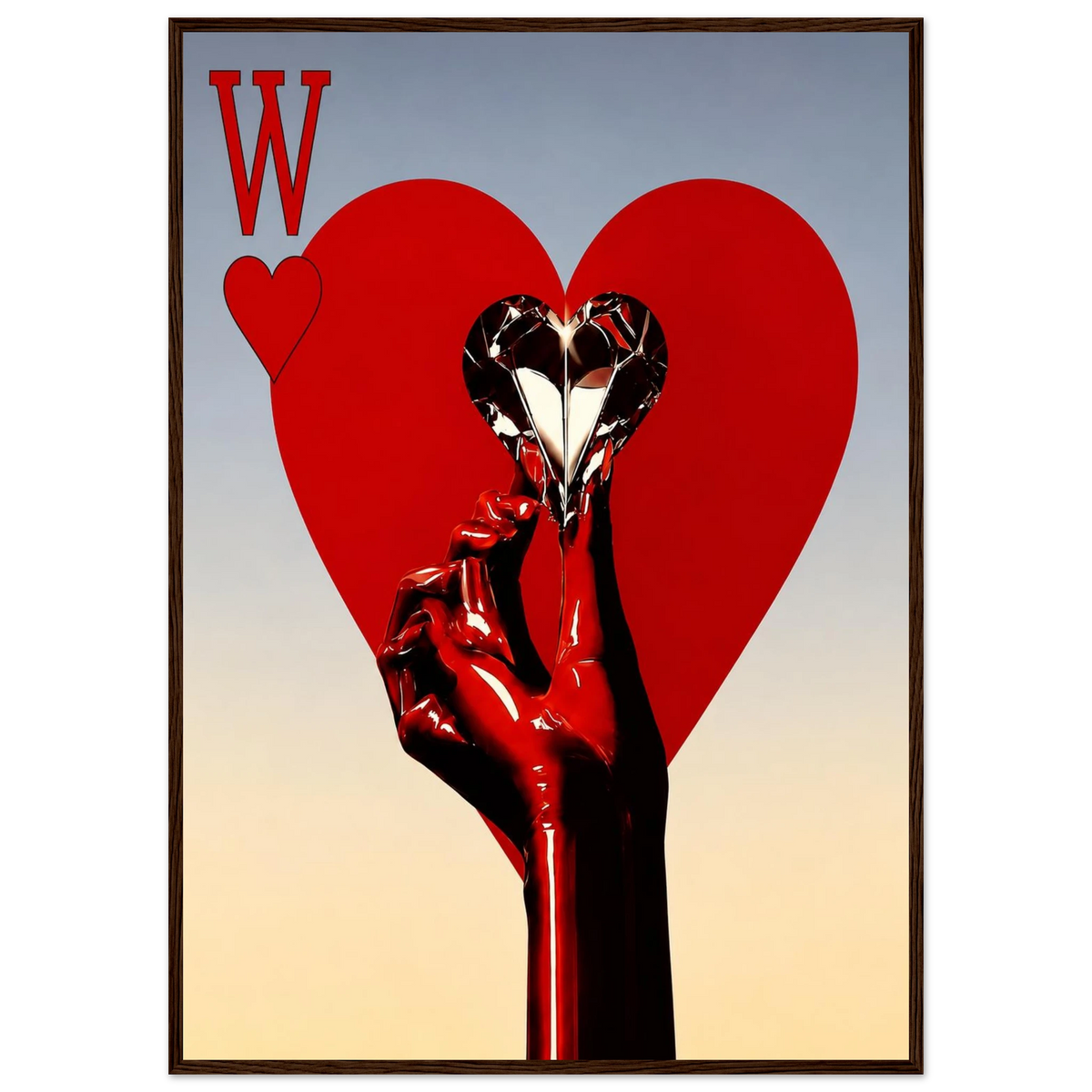 Rizen Worth The Love - Premium Framed Wall Art