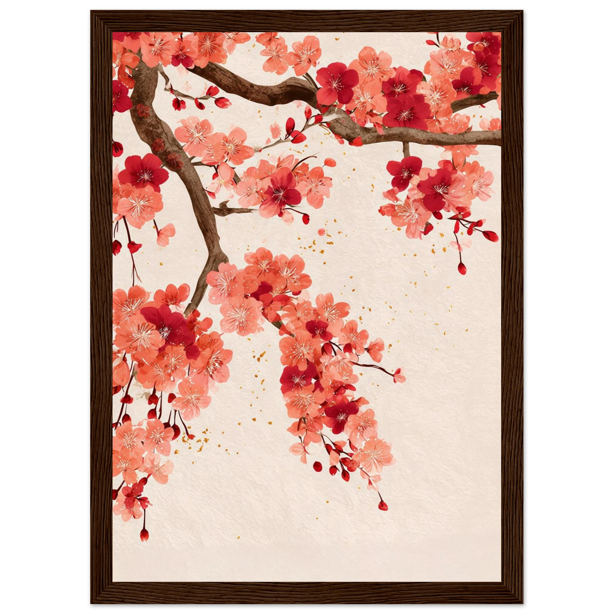 Rizen Ember Tree - Premium Framed Wall Art