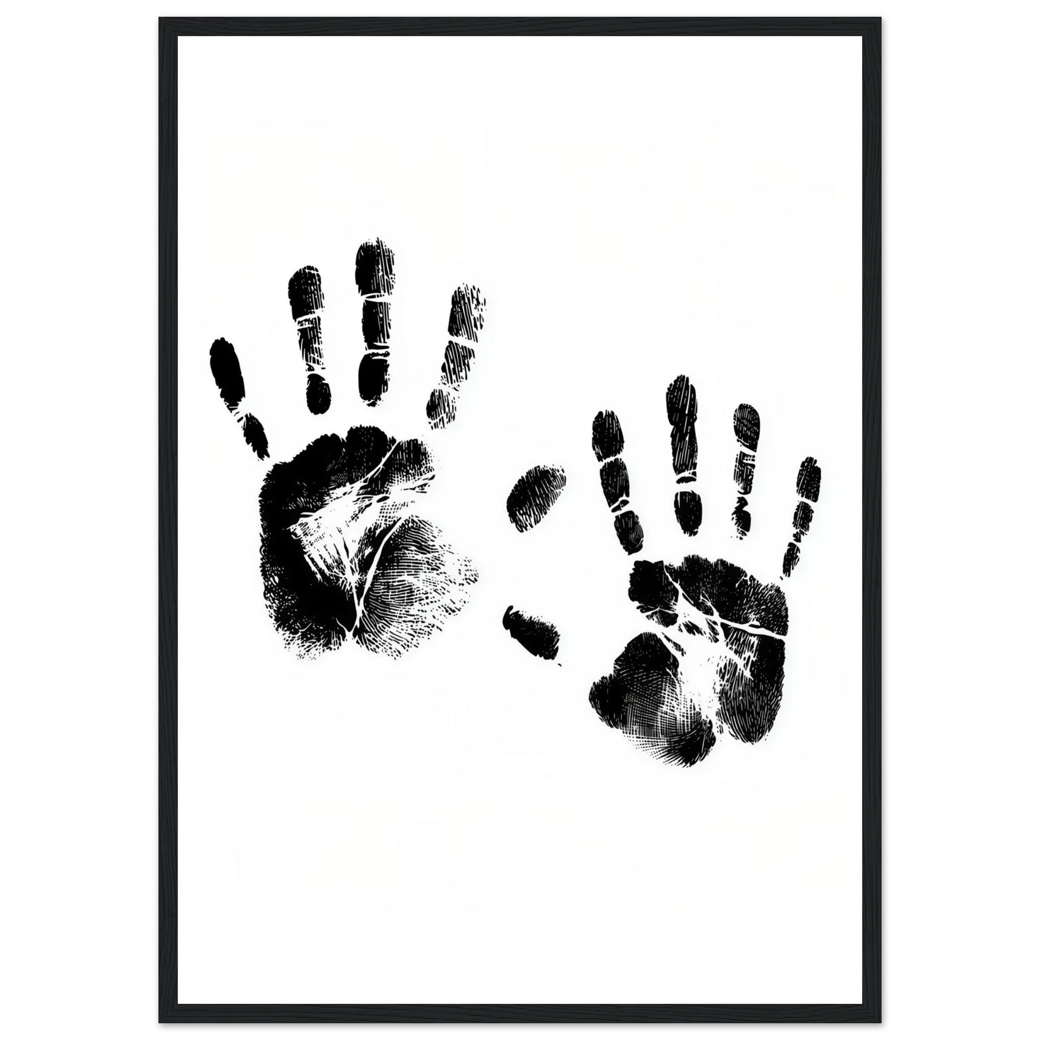 Rizen Memory of Hands - Premium Framed Wall Art