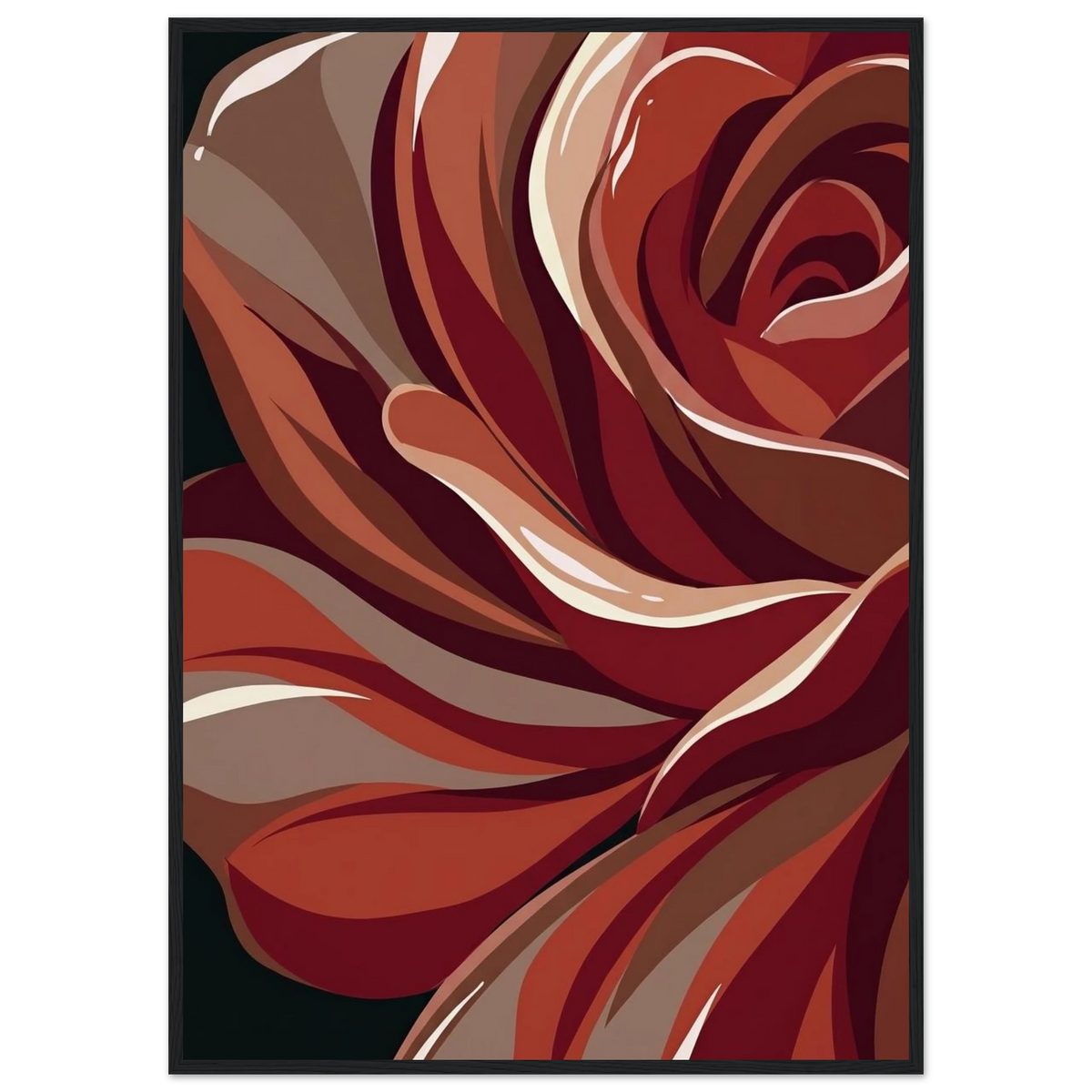 Rizen Rose - Premium Framed Wall Art