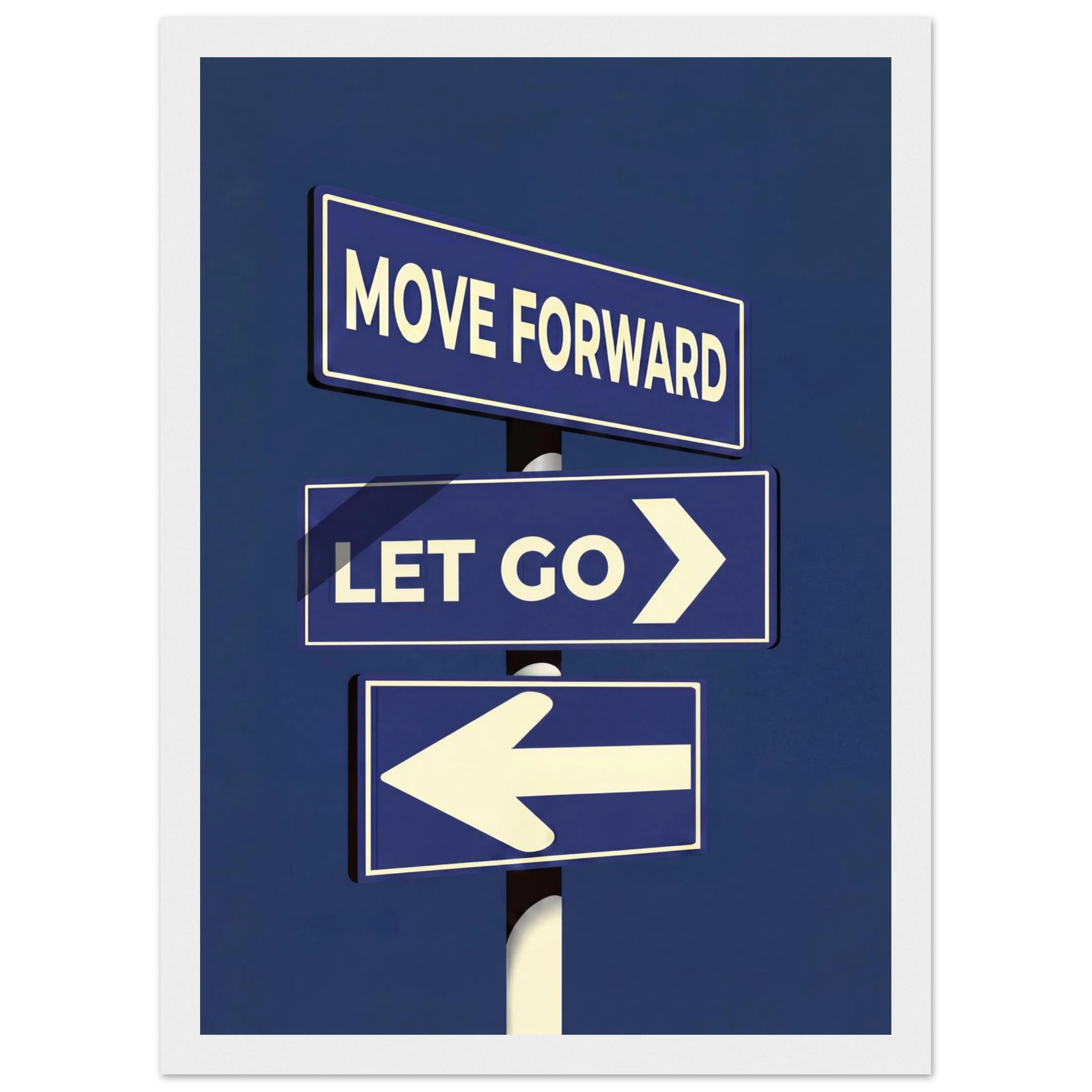 Rizen Move Forward - Premium Framed Wall Art