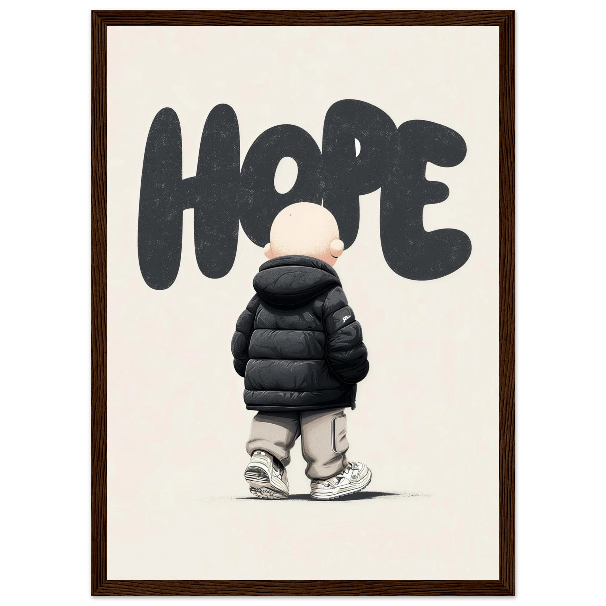 Rizen HOPE - Premium Framed Wall Art