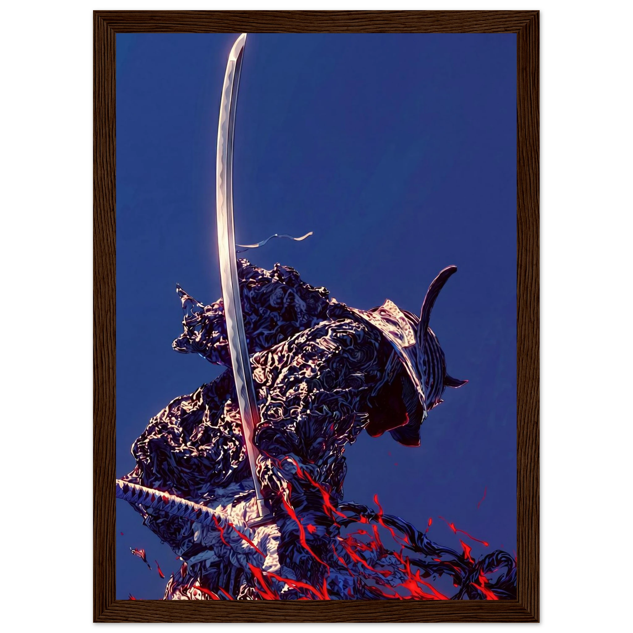 Rizen Samurai - Premium Framed Wall Art