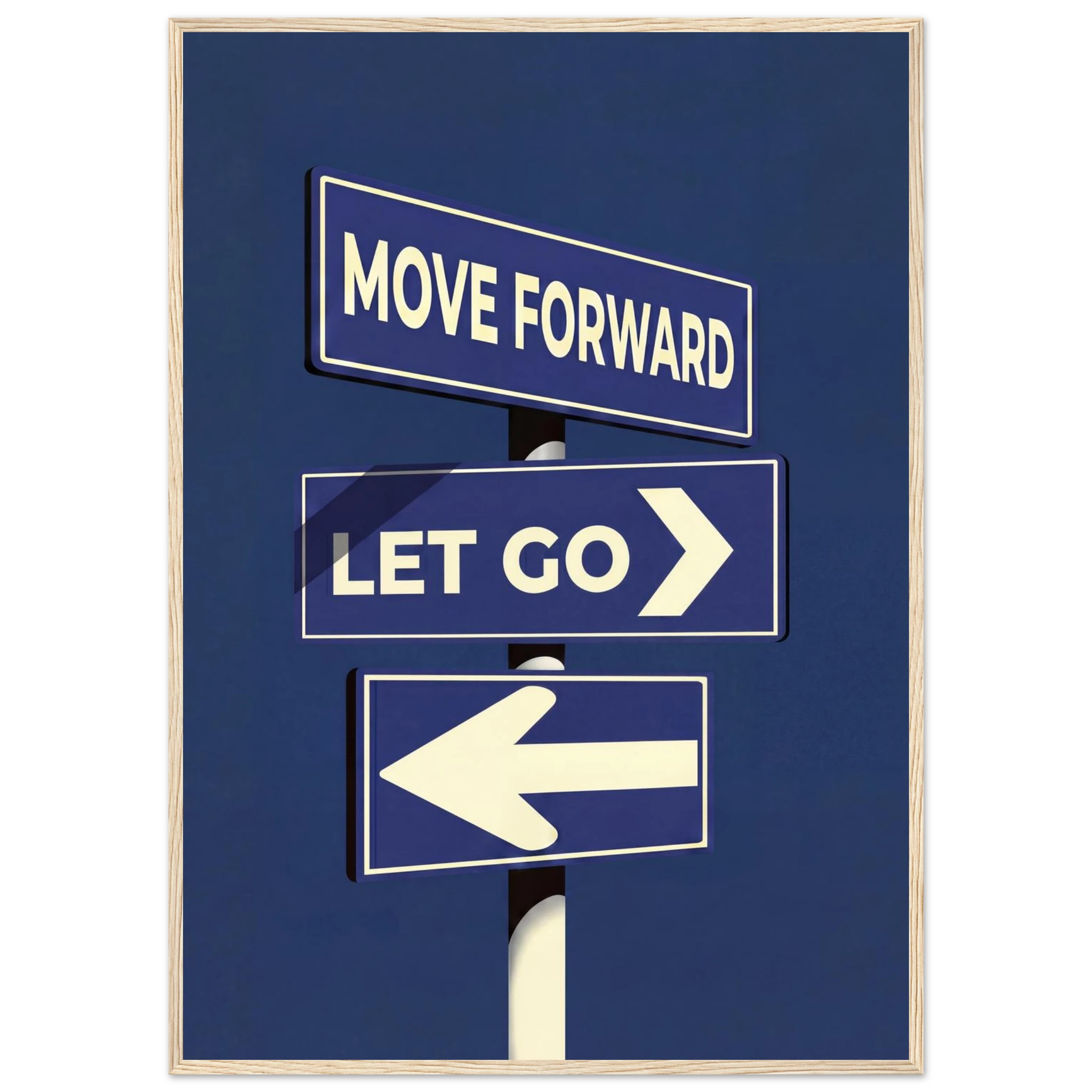 Rizen Move Forward - Premium Framed Wall Art