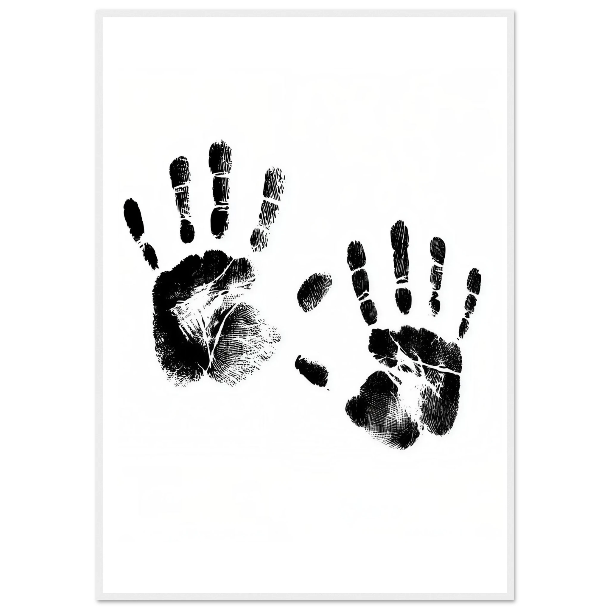 Rizen Memory of Hands - Premium Framed Wall Art